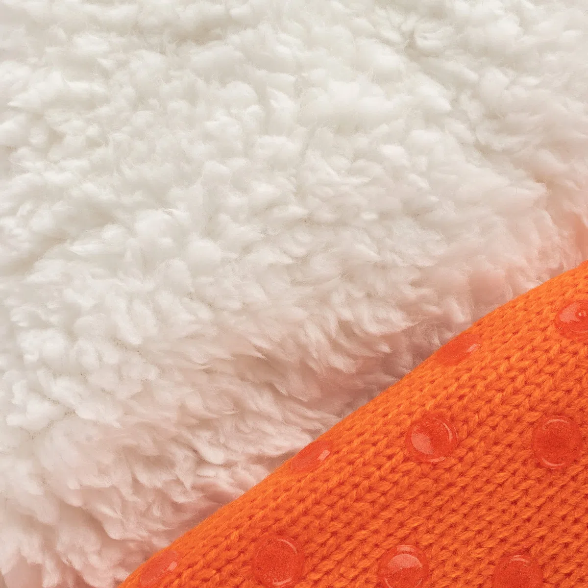 Bioworld Dragon Ball Z Chaussons confortables et moelleux pour enfants, Orange
