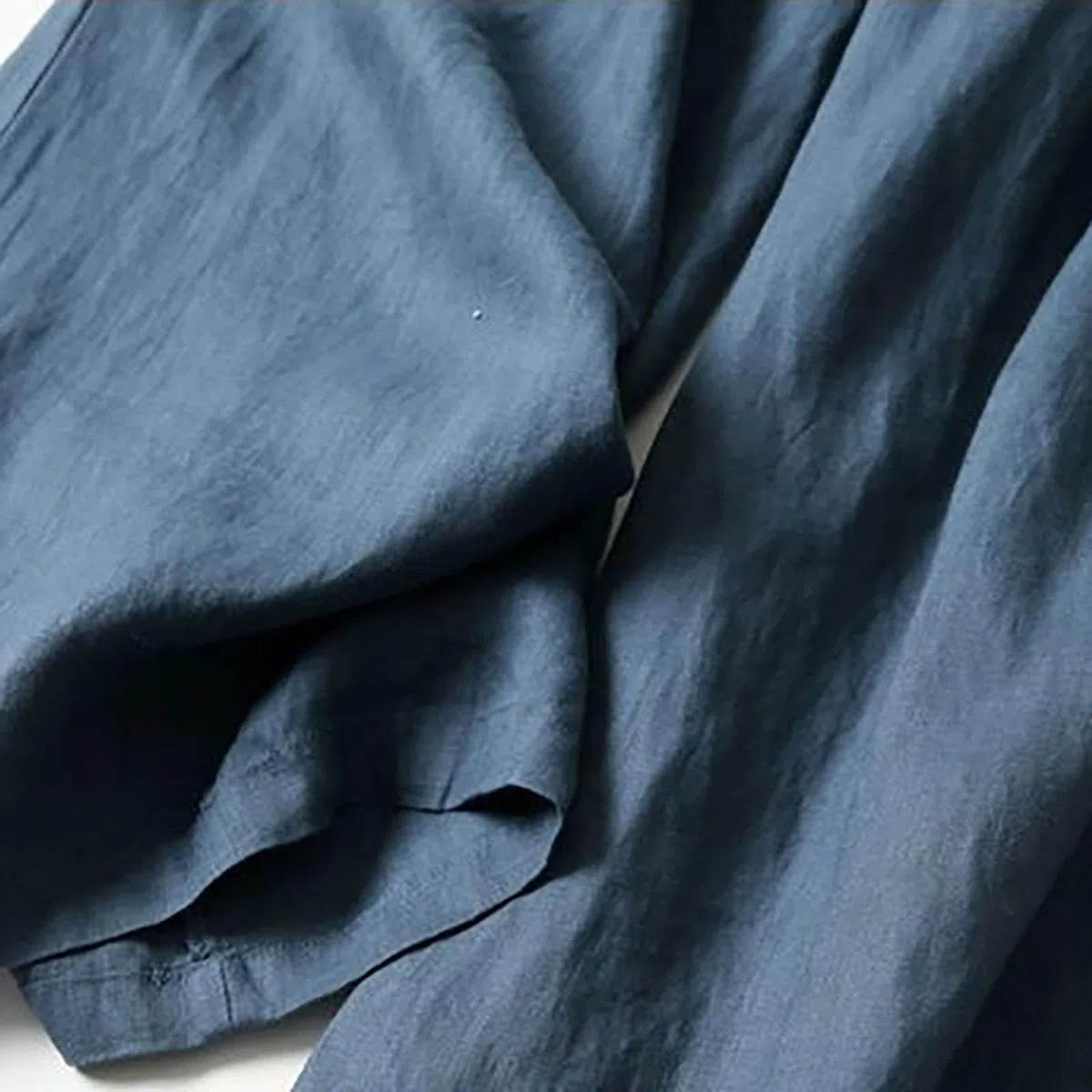 Palazzo Culotte Pantalon pour femme, jupe-short évasée en lin, taille haute, infroissable, pour voyage et centres de villégiature