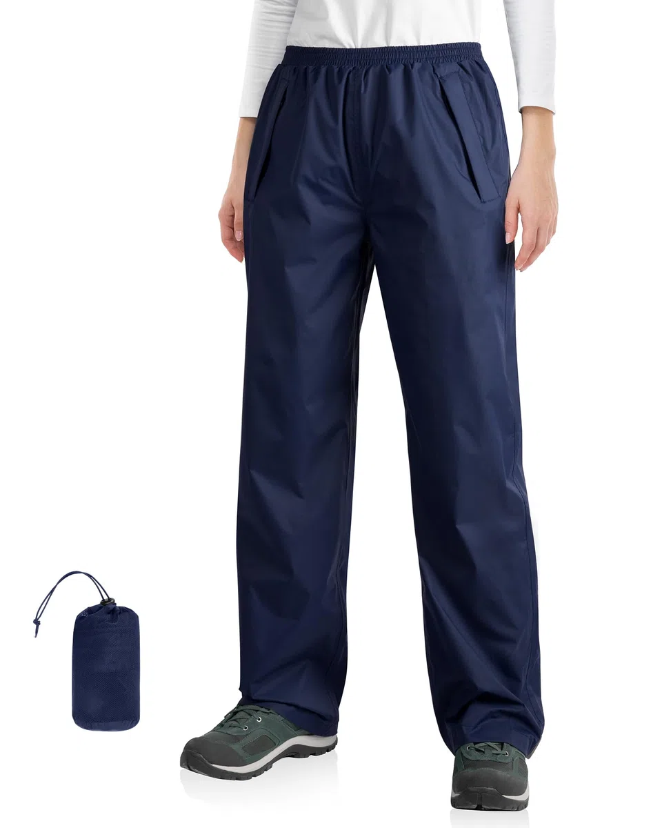 33,000ft Pantalon imperméable pour femme - Coupe-vent - Léger - Pour la marche, la randonnée
