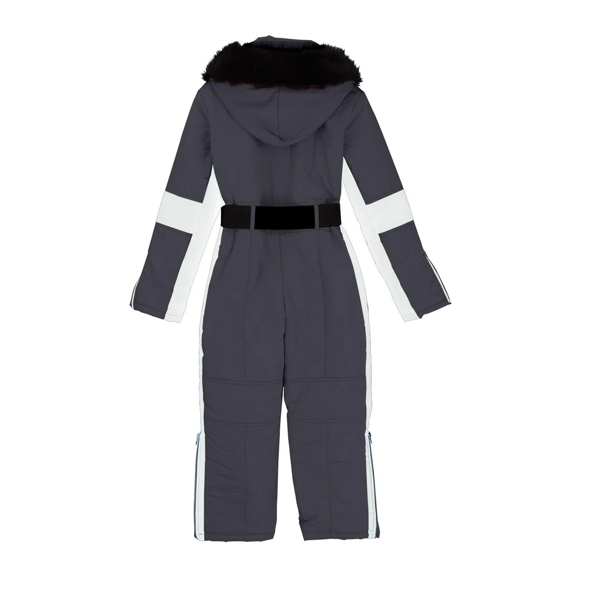 Generisch Combinaison de ski pour fille - Coupe-vent - Combinaison d'hiver chaude - Avec ceinture - Combinaison de ski - Pour sports de plein air