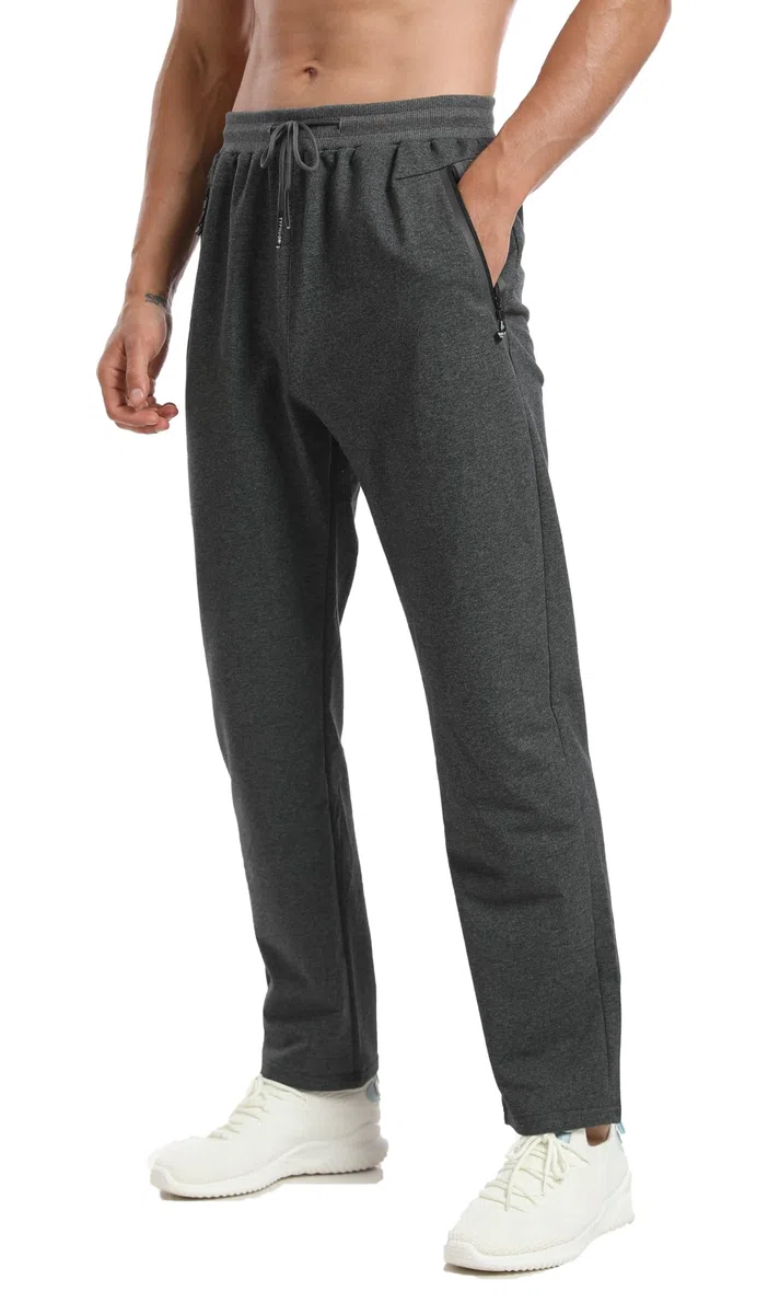 HCSS Jogging Homme Survêtement Pantalon Sport Décontracté de Ceinture Elastique Poche Zippée