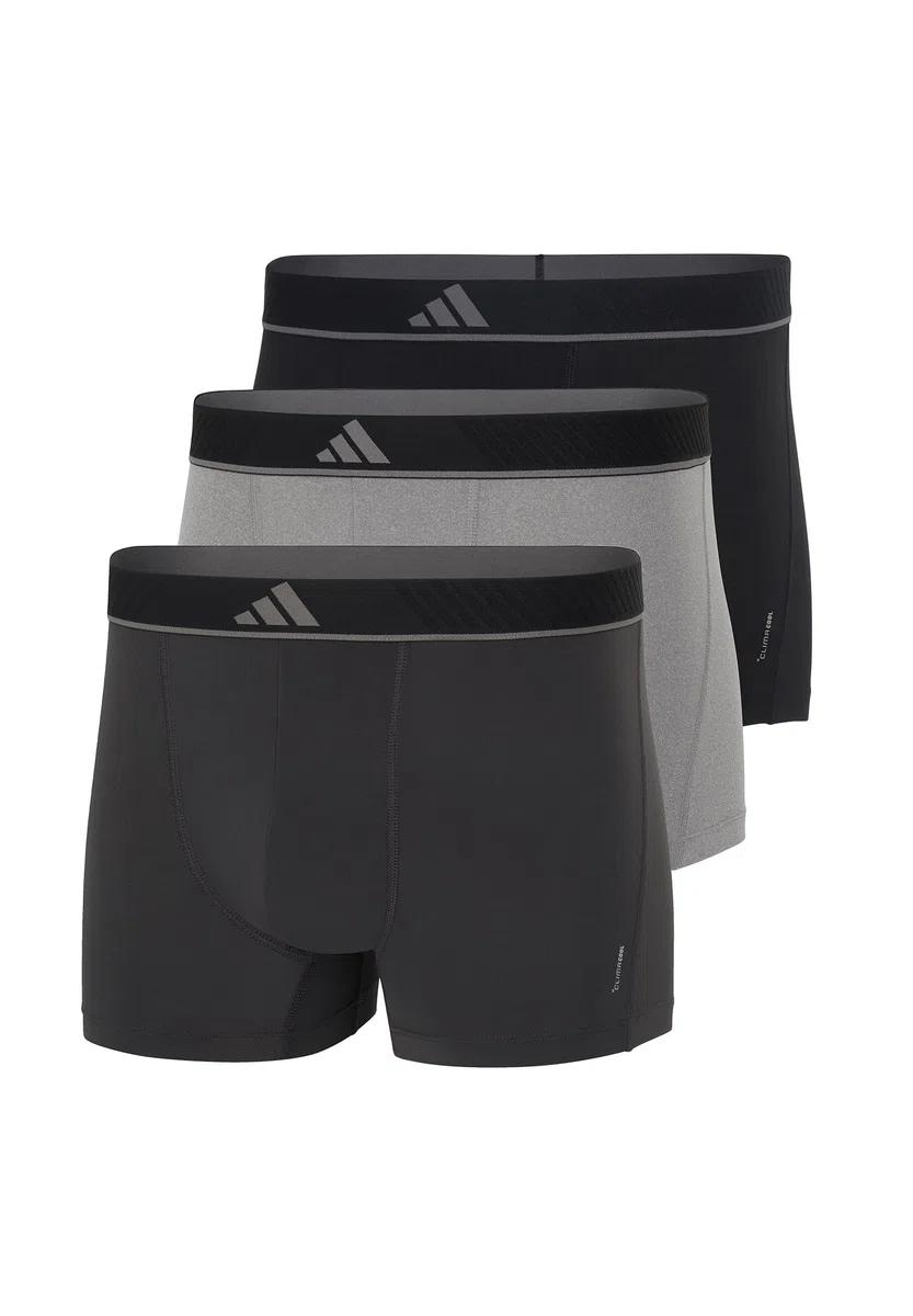 Adidas Performance Stretch Cotton Trunk Underwear (3-Pack) Designed for Active Comfort and All Day Wear. Maillot Homme (Lot de 3)