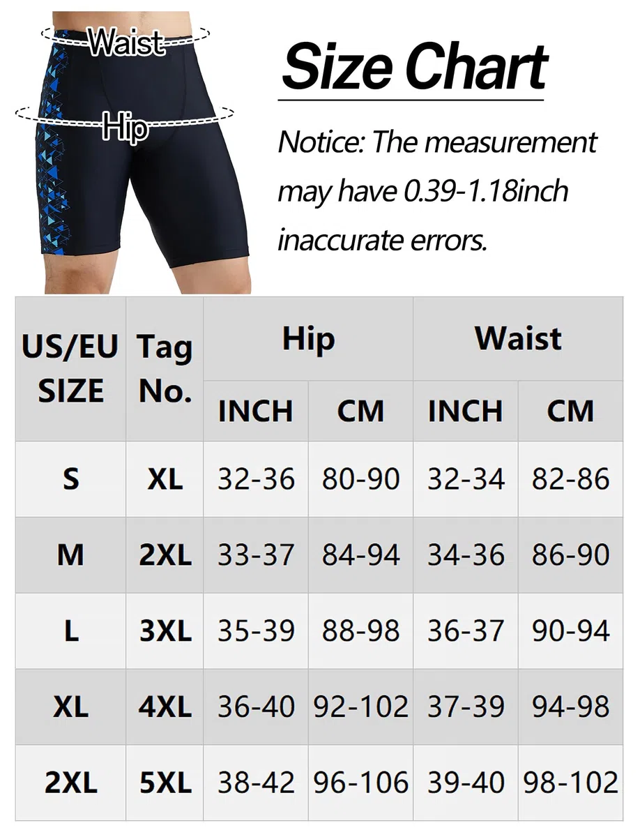 FEOYA Maillot de Bain Homme Jammer Swimming Shorts Séchage Rapide pour Piscine Plage Sports Loisirs