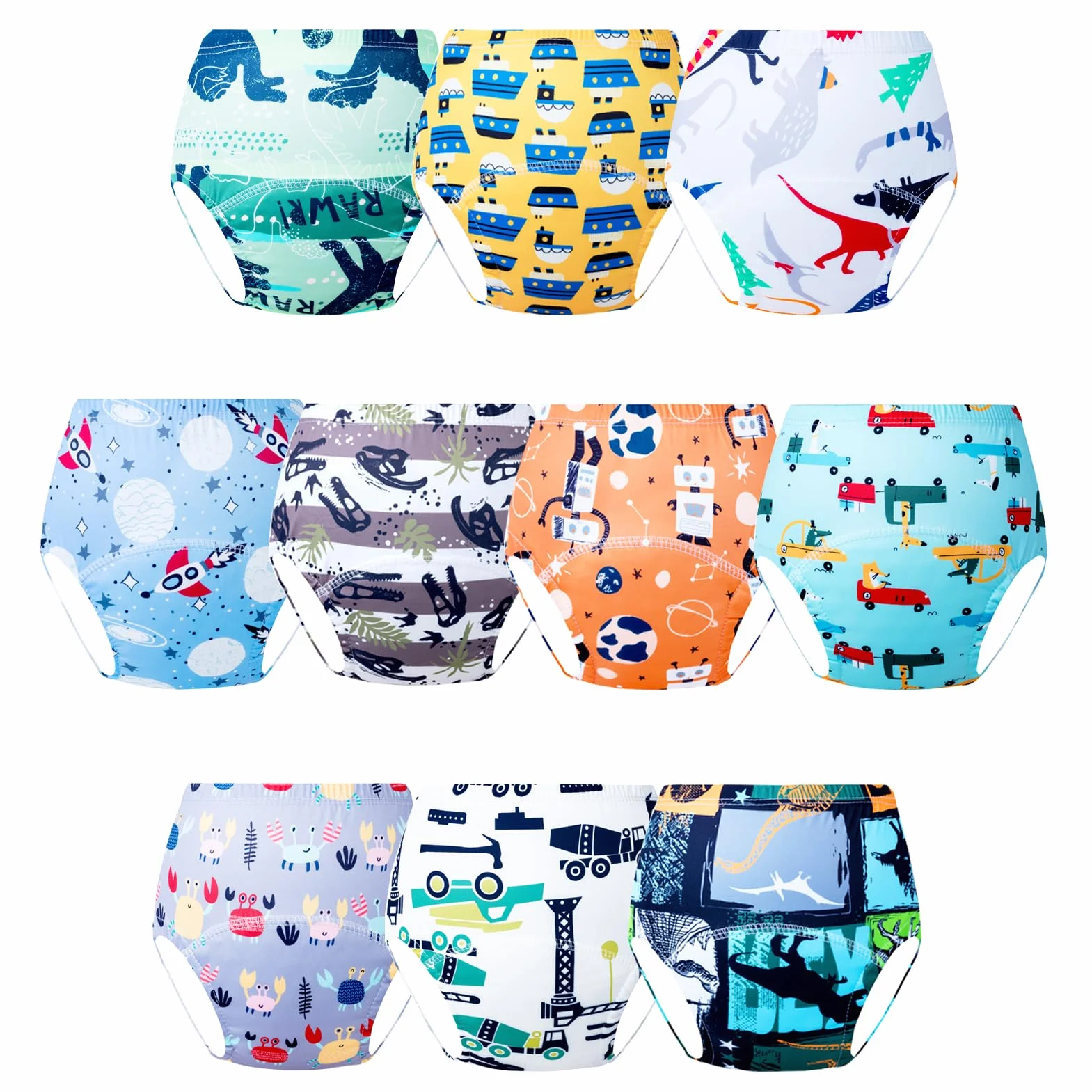 JackLoveBriefs Culotte d'apprentissage Enfant Culotte Apprentissage propret Fille Multicolore 2-5 Ans