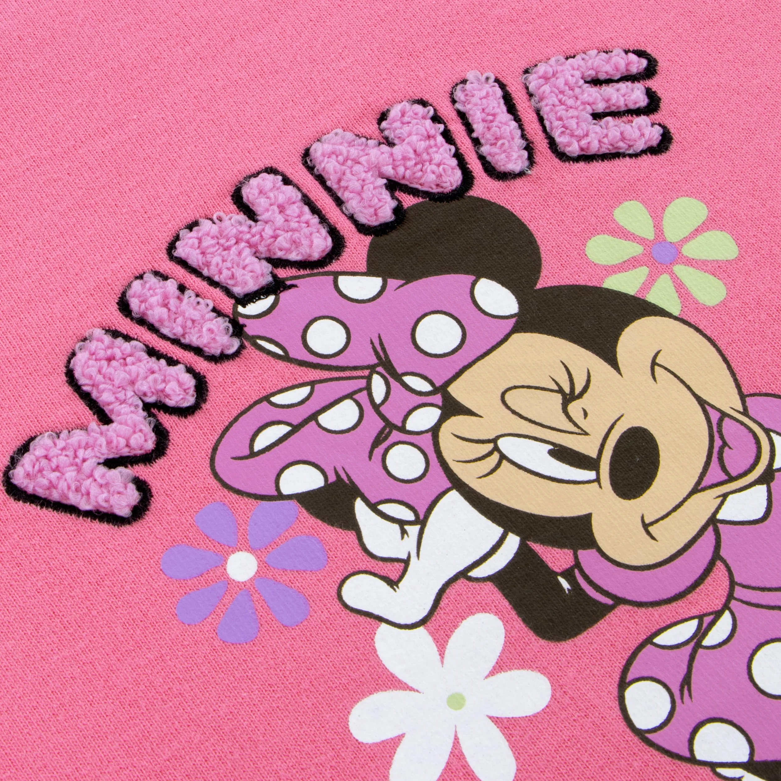 Disney Minnie Mouse Pull Fille, Sweat Enfant Fille Minnie, Pull Enfant en Coton