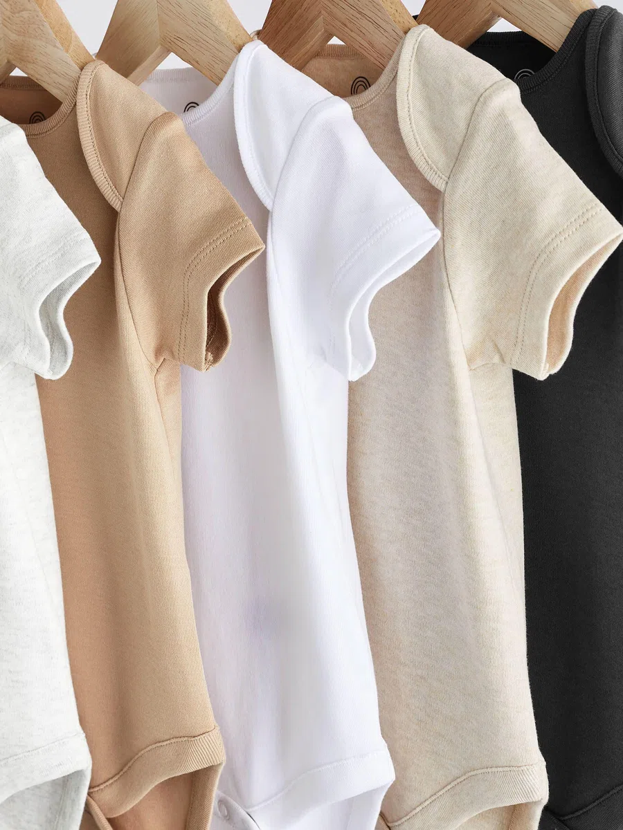 NEXT Bébé Body à manches courtes essentiel pour bébé, lot de 5