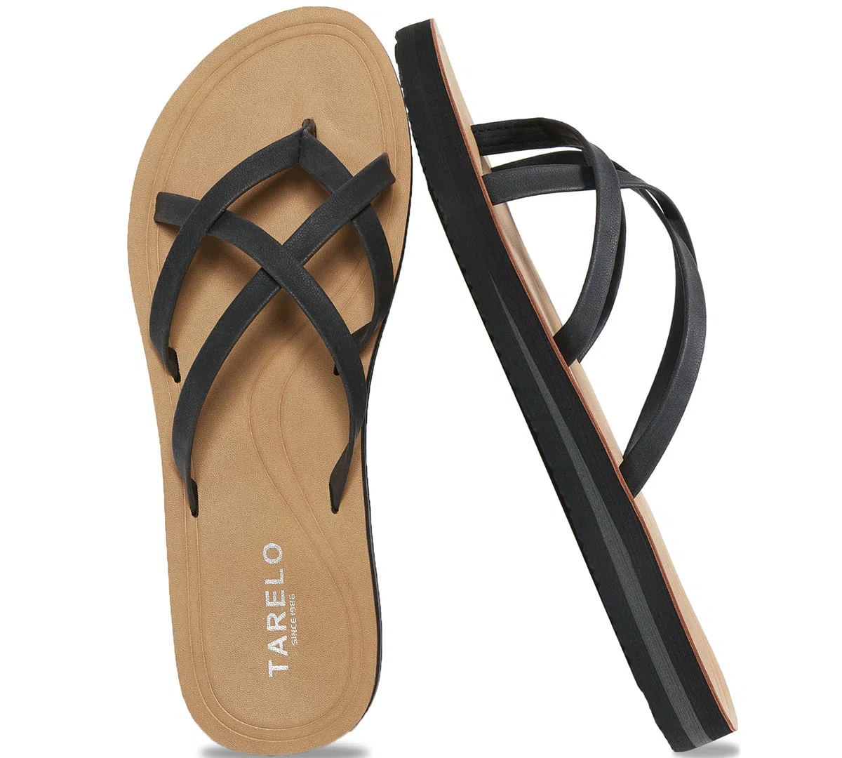 TARELO Tongs Femme Sandale Comfort Flip Flop Taille 36-41