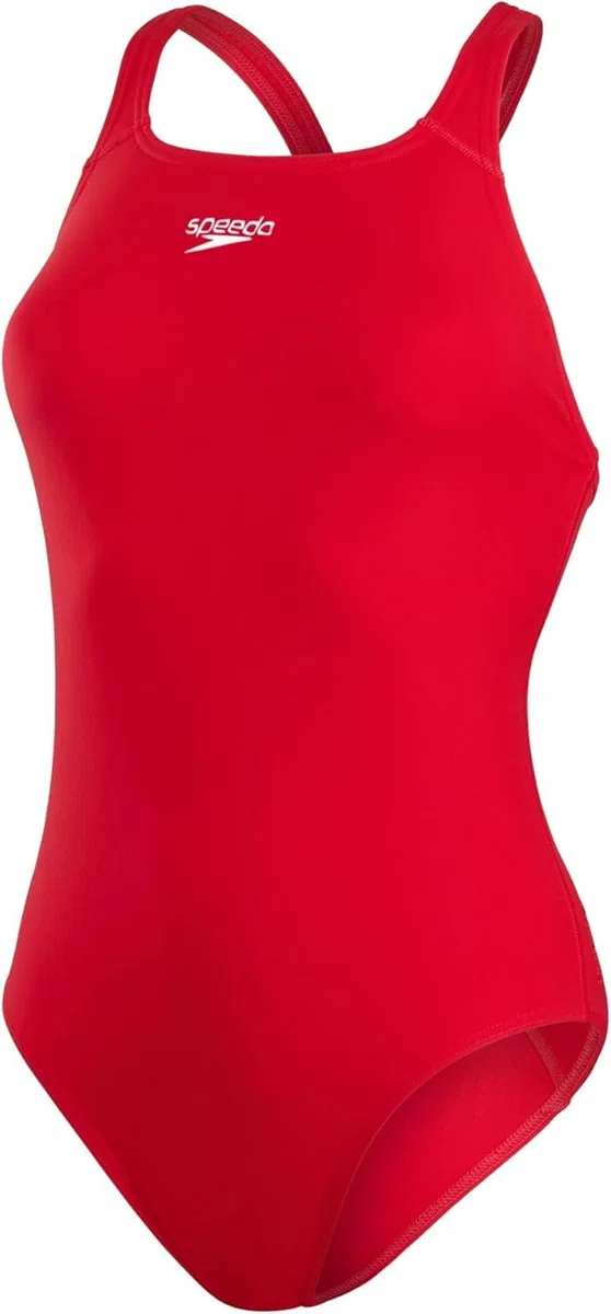 Speedo Eco Endurance+ Medalist Maillot de bain Femme, Fed Rouge, 38