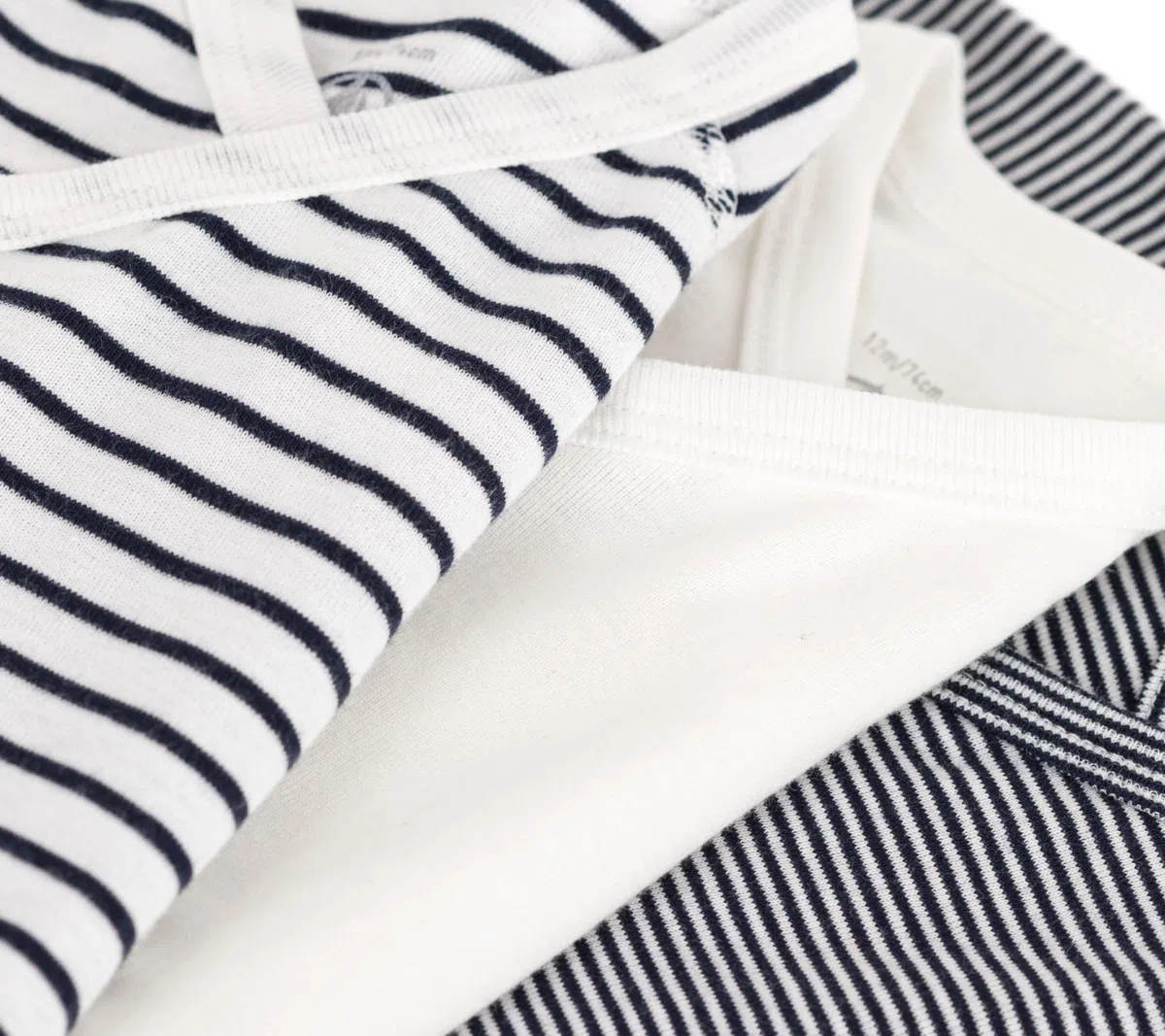 Petit Bateau A097h Bodies Naissance Manche Courte Mixte bébé (lot de 3)