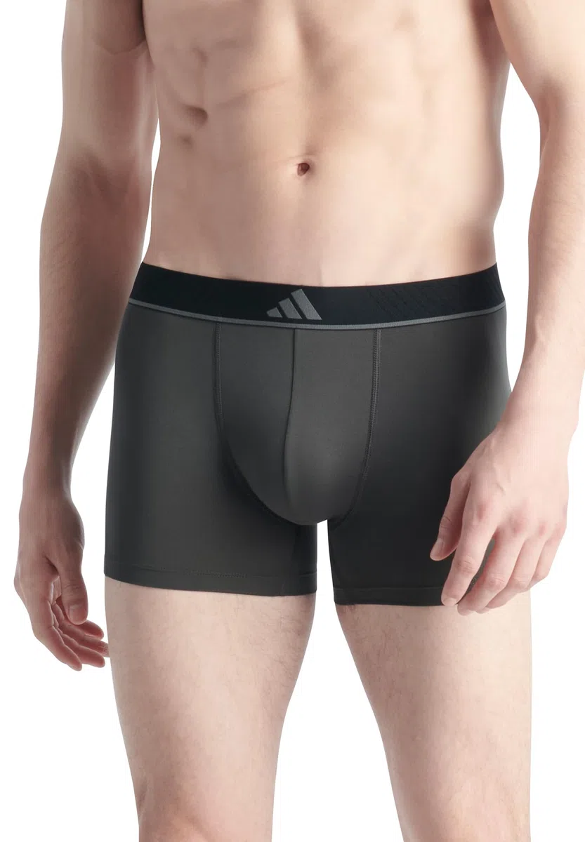 Adidas Performance Stretch Cotton Trunk Underwear (3-Pack) Designed for Active Comfort and All Day Wear. Maillot Homme (Lot de 3)