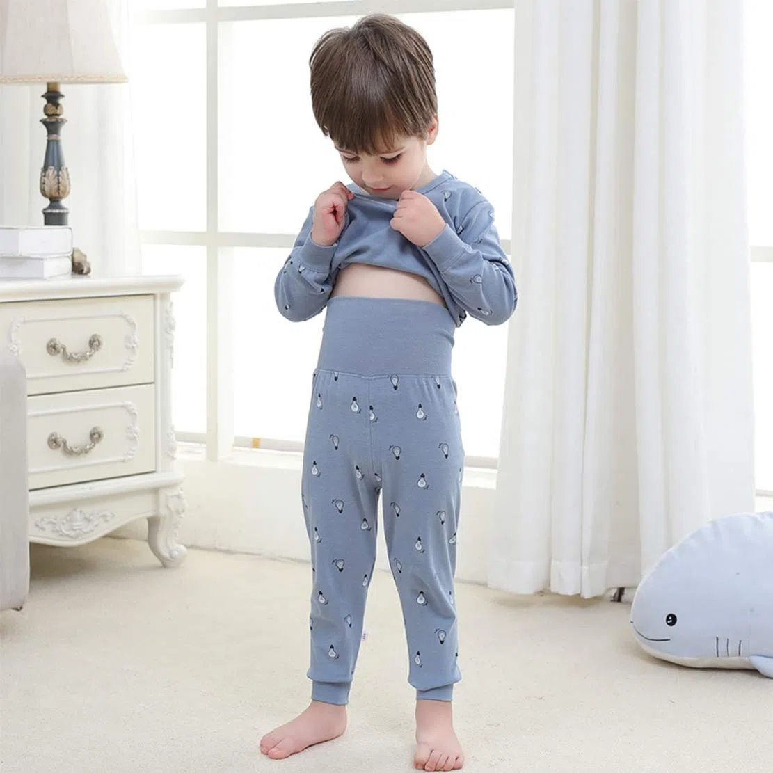 100% Coton Baby Boys Girls Ensemble Pyjama Manche Longue Vêtements de Nuit (6M-5 Ans) (Tag70 (4-5 Ans), Motif 7)