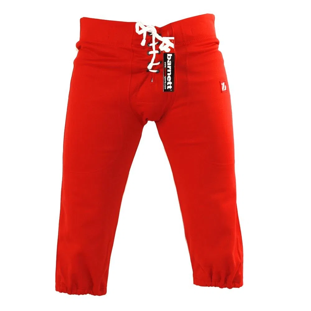 BARNETT FP-2 Pantalon de Football américain Match, Rouge (2XL)
