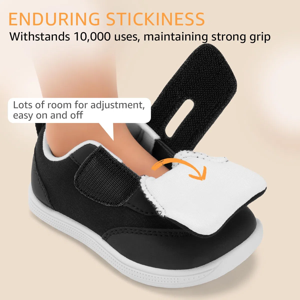 STQ KIDS Chaussures Pieds Nus Minimalistes Basket Enfants Garçons Filles Semelle Souple Boucle Magique Bout Large Respirantes Légères pour Marche Course