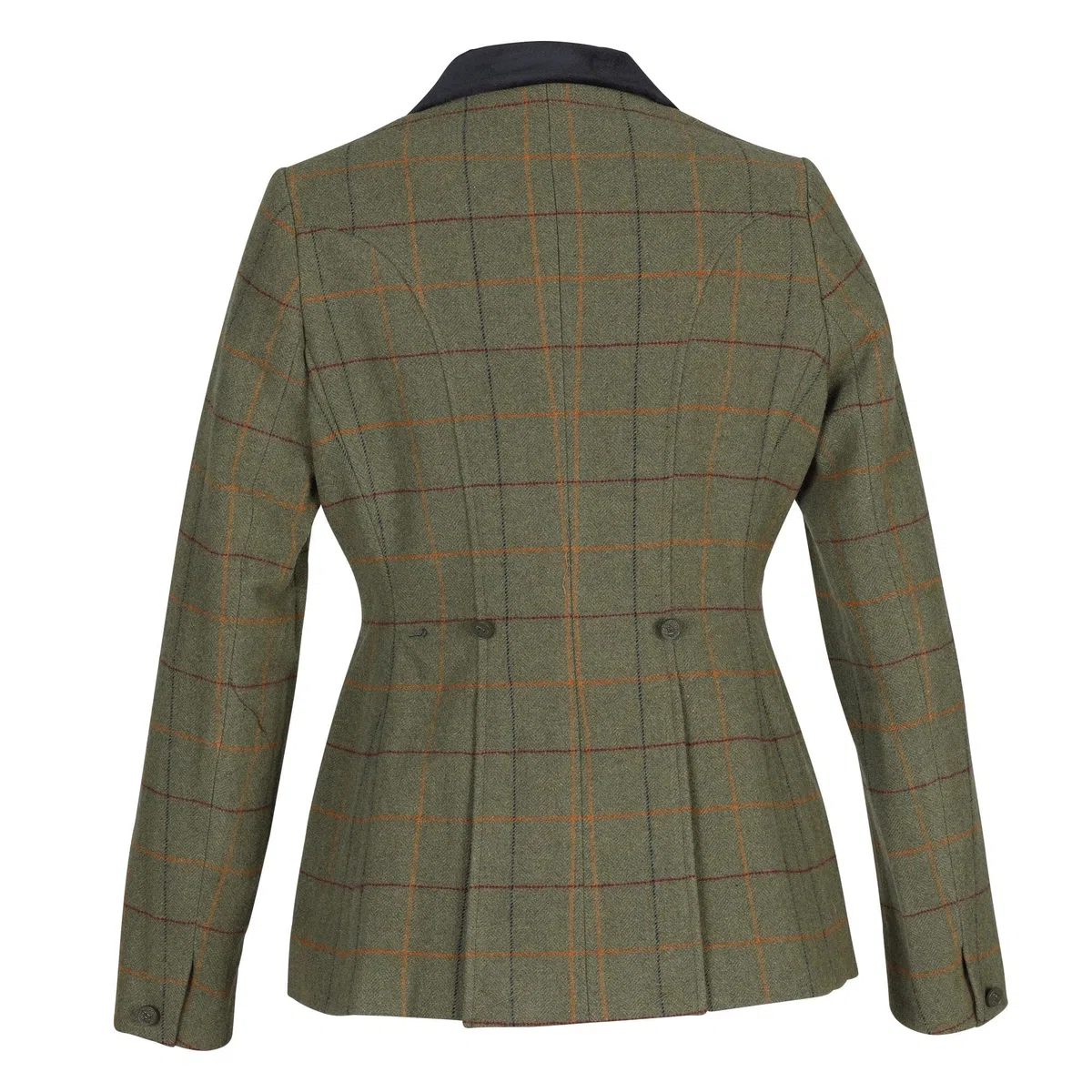Shires Aubrion Saratoga Veste d'équitation pour femme Rouge/jaune/bleu à carreaux