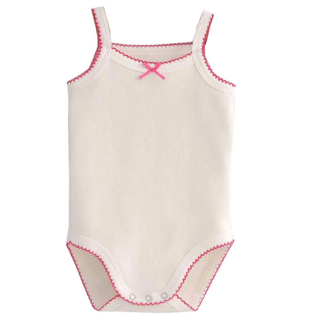 Lot de 4 grenouillères sans manches en coton unisexe pour bébé