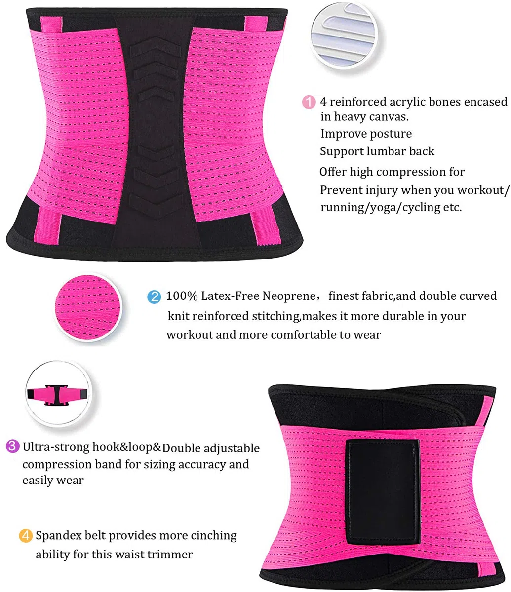 YIANNA Ceinture de Sudation Femme et Homme Abdominale Gaine Amincissante Ventre Plat Waist Trainer Sport