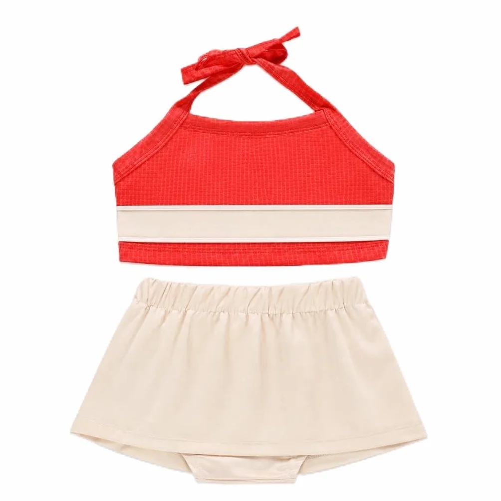 Lito Angels Tankini Maillot de Bain Princesse Vaiana 2 Piece pour Bebe Fille Taille