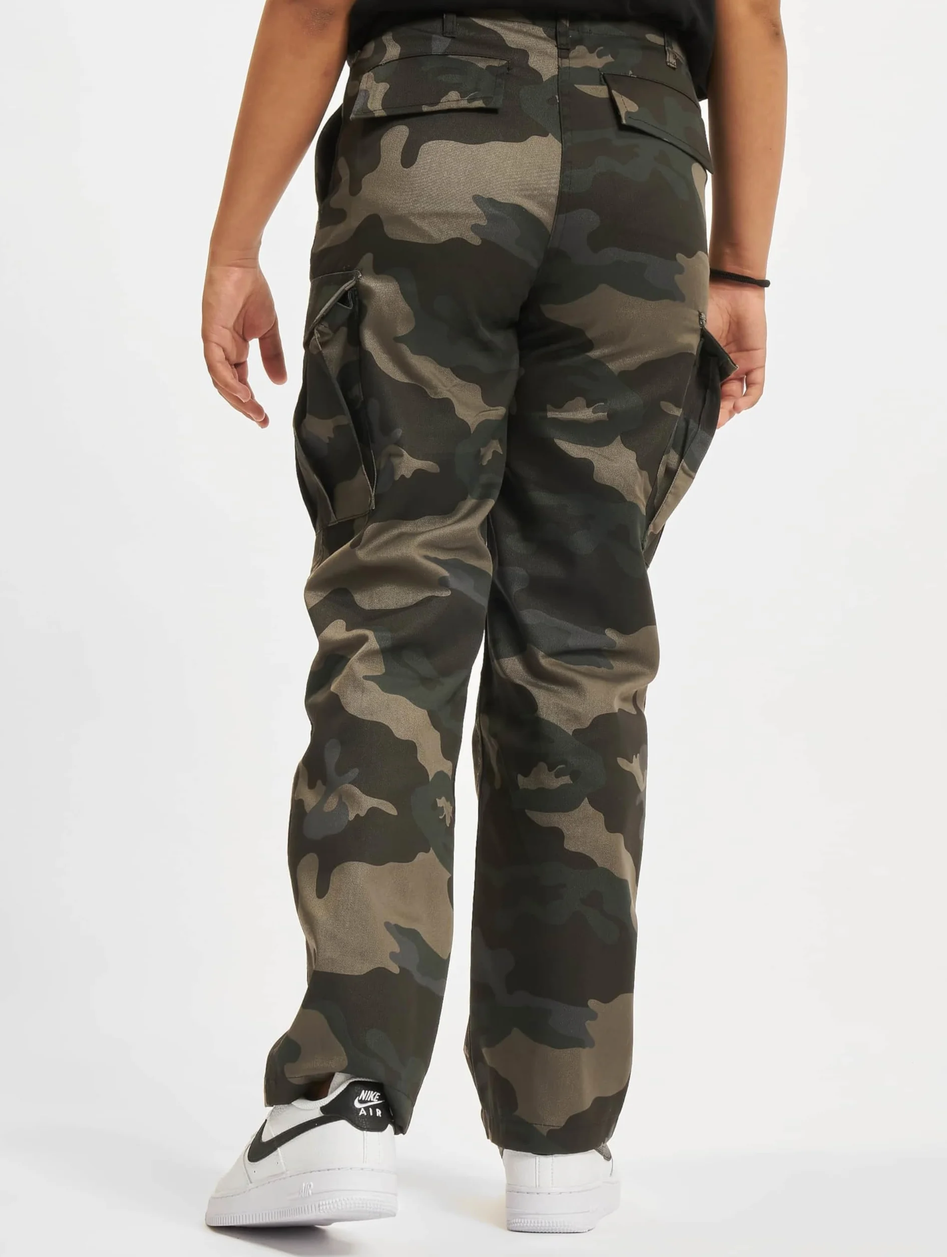 Brandit Pantalon Ranger Enfant Homme Cargo Noir