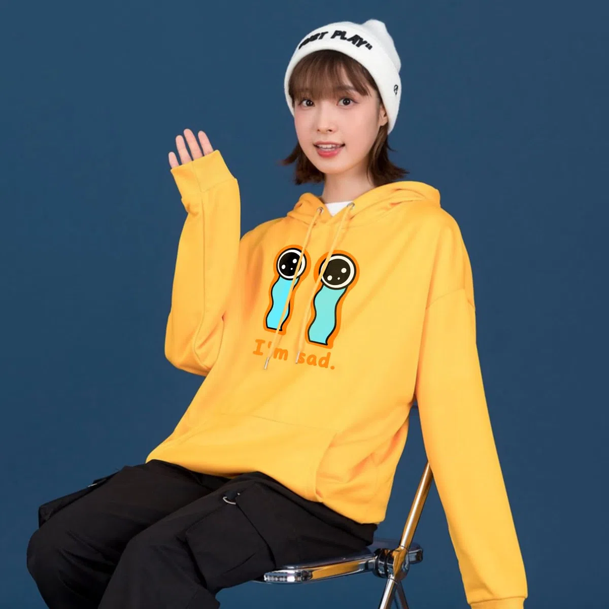 Générique Sweats à Capuche Personnalisé Pull Personnalisable avec Photo et Texte, Hoodie Unisexe