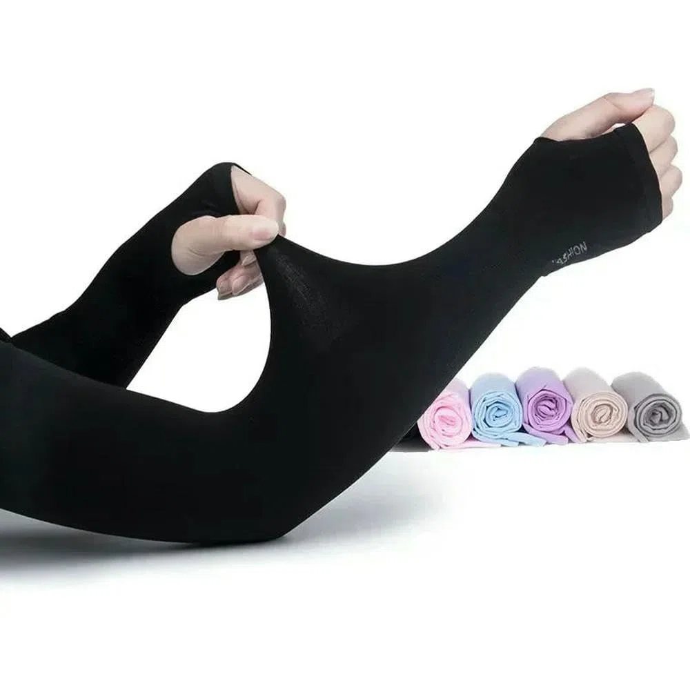 Manchon de Protection Unisexe pour Les Bras, pour Femmes et Hommes, pour Le Sport, Protection Contre Les UV, pour la Course à Pied, la pêche, Le Cyclisme, Le Ski