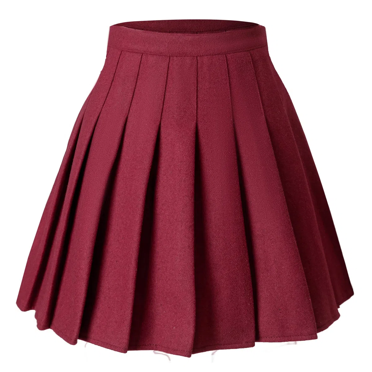 Hoerev Jupe plissée Polyvalente avec Short pour Femme