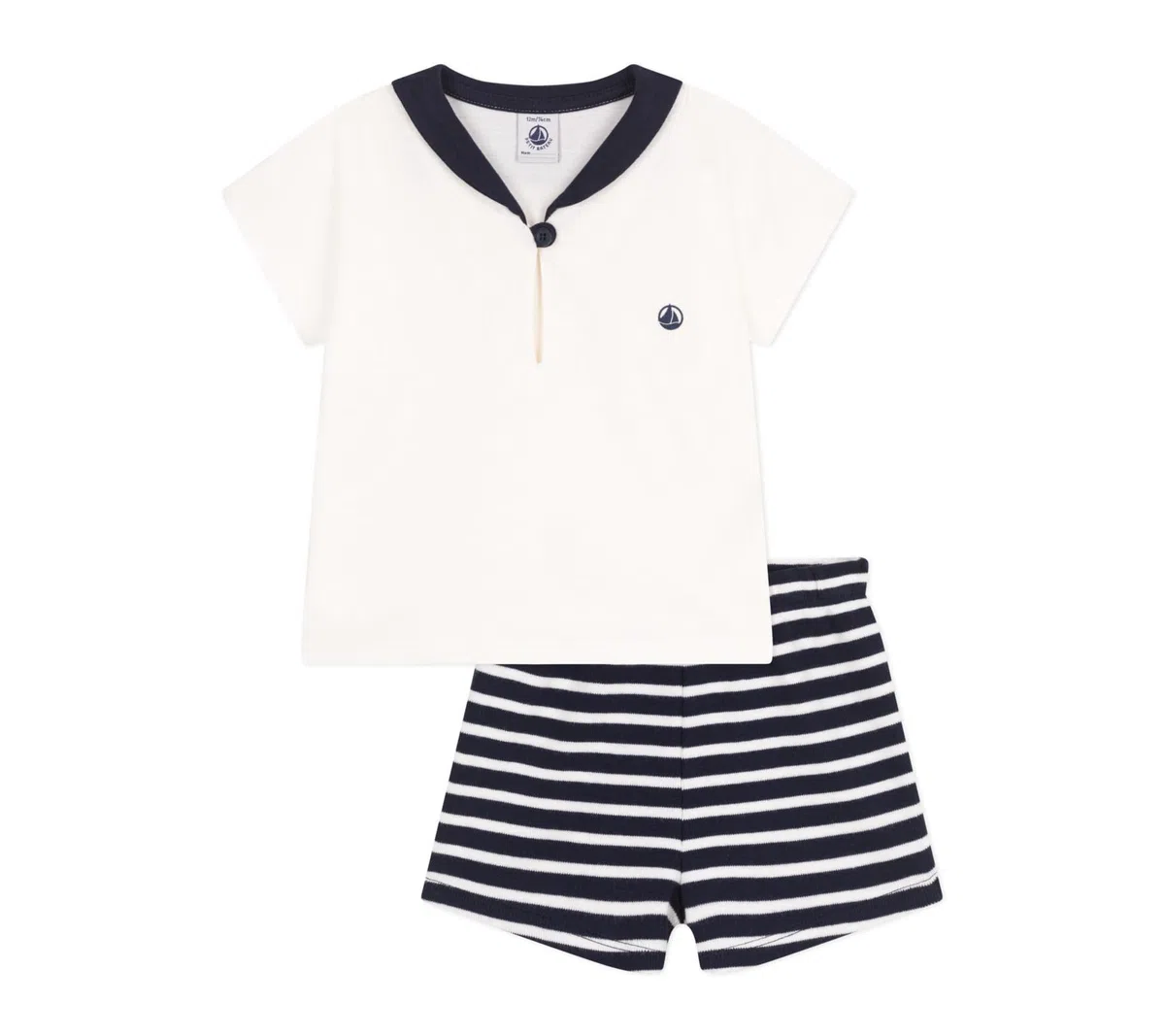 Petit Bateau A0cpa Ensemble 2 Pièces Bébé garçon (lot de 1)