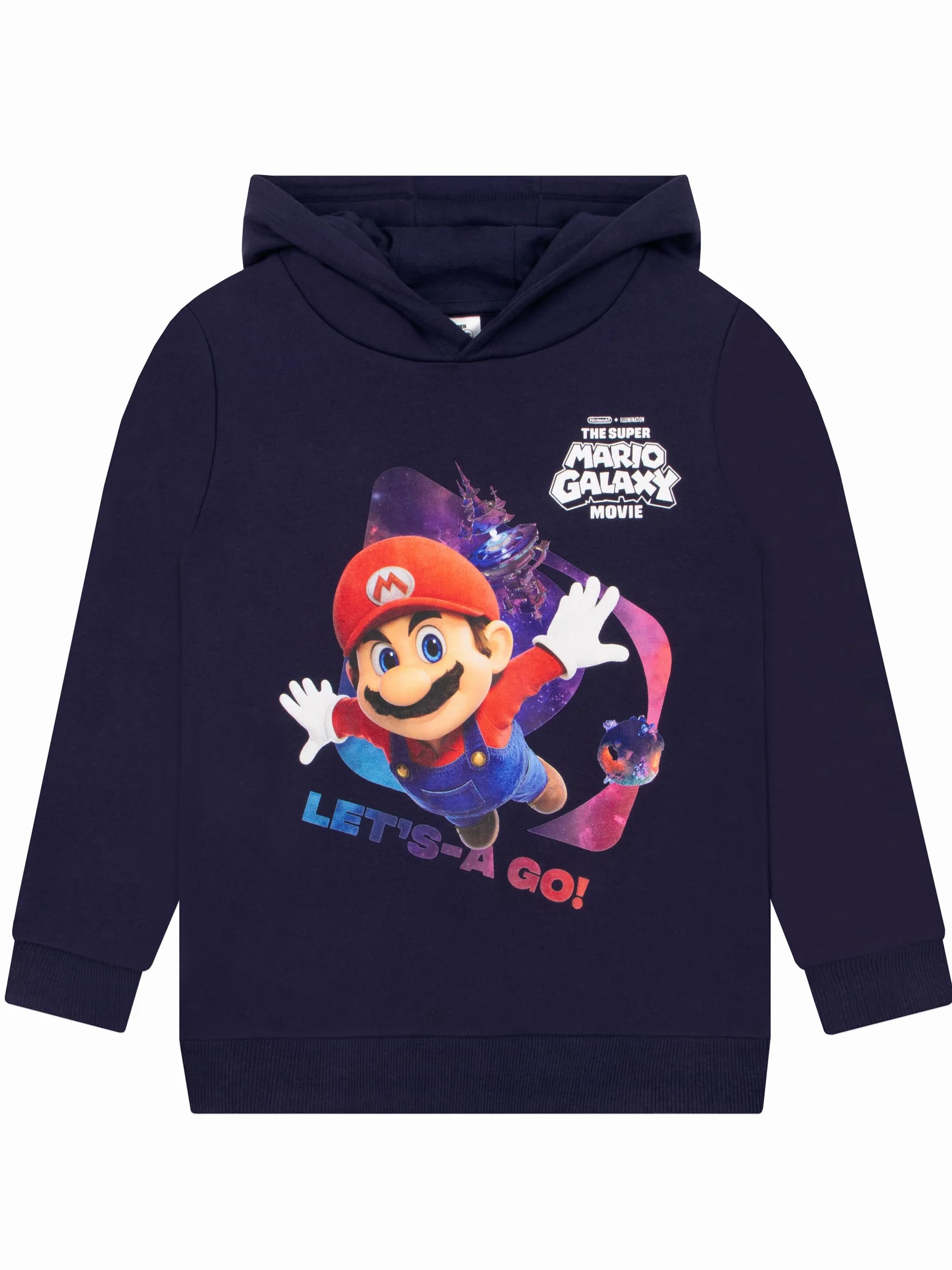 Super Mario Sweat A Capuche pour Garçon, Sweat-Shirt A Capuche Mario, Hoodie en Coton pour Garçon, Hoodies Galaxy Movie