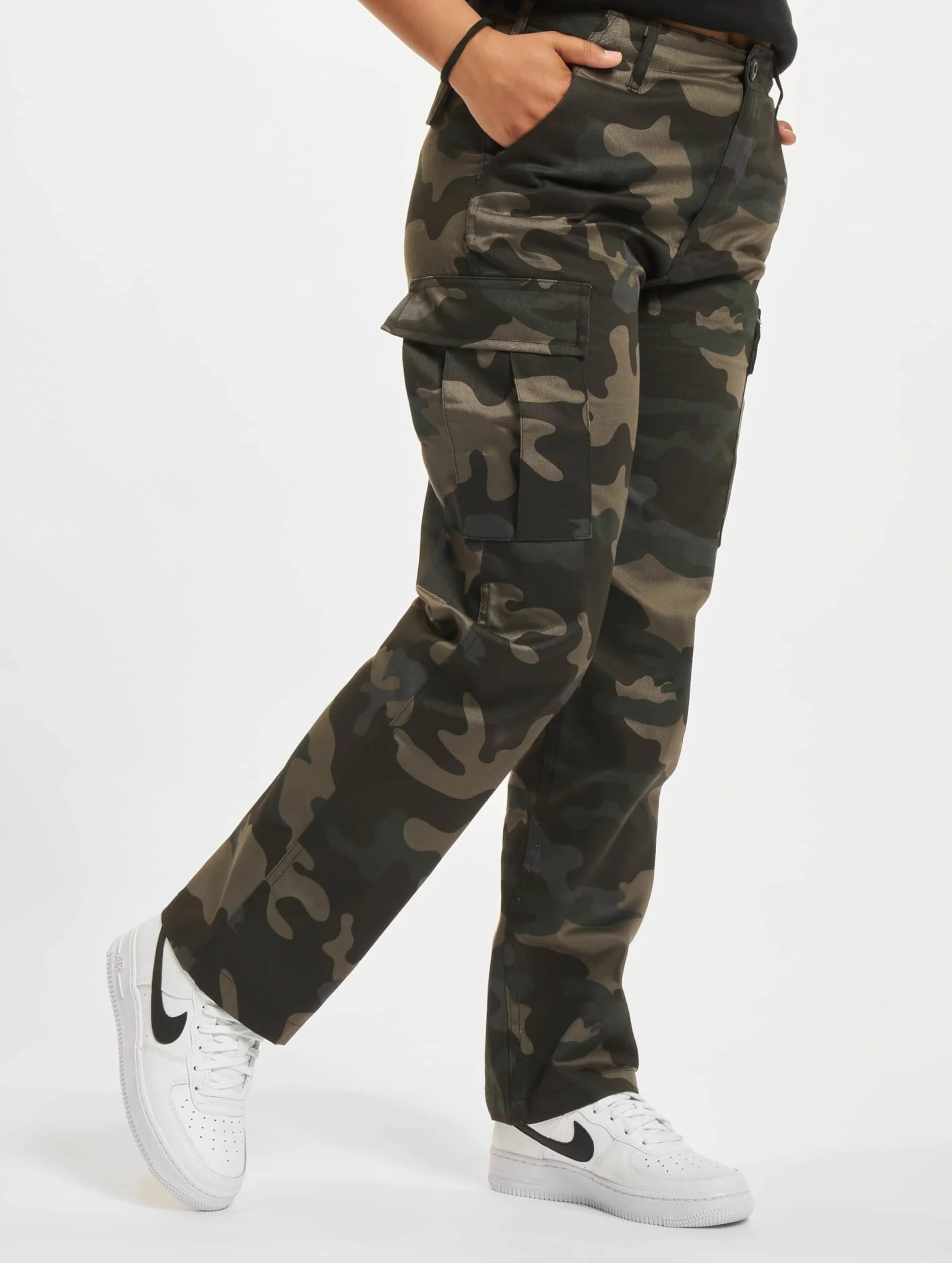 Brandit Pantalon Ranger Enfant Homme Cargo Noir