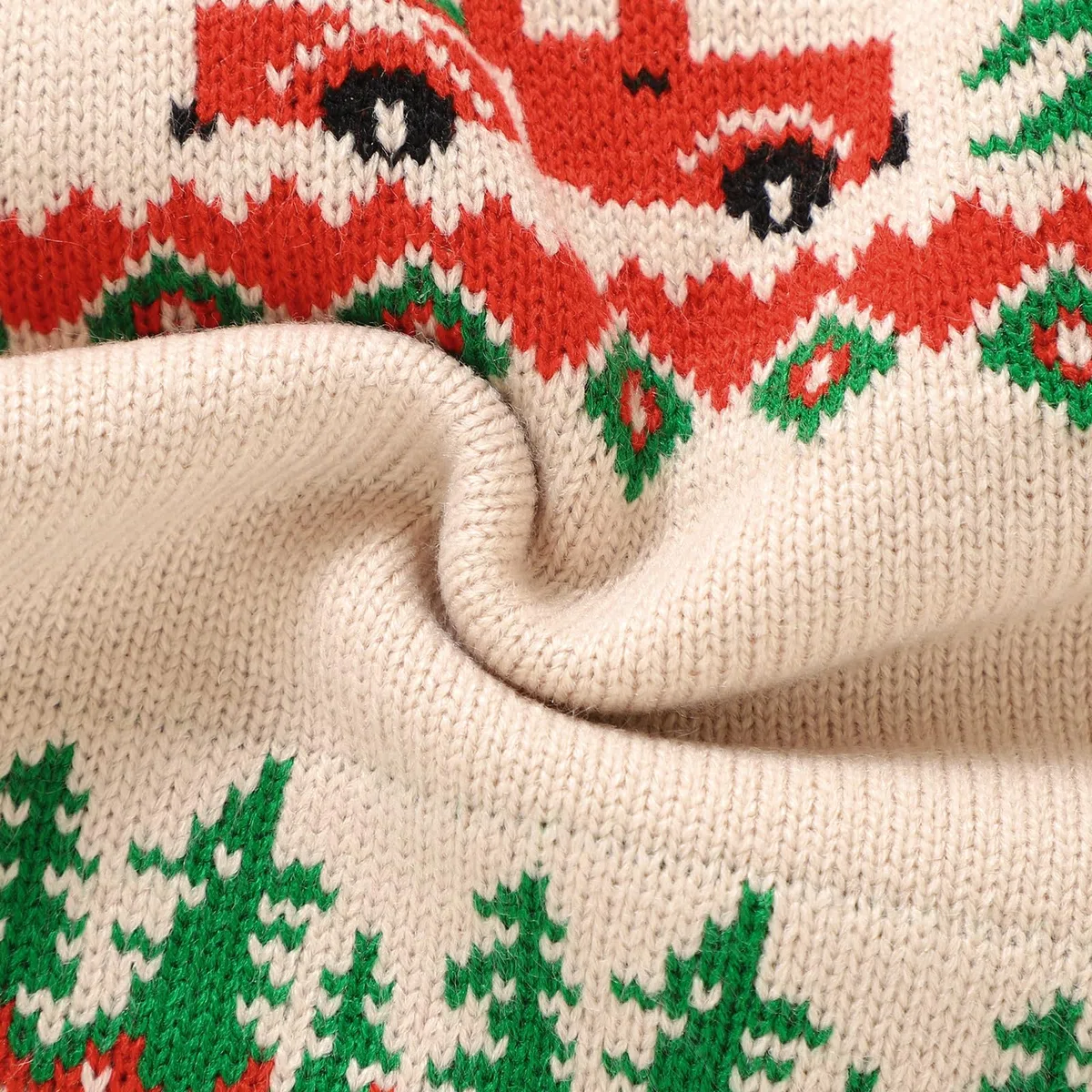 Pull de Noël tricoté à manches longues pour bébé garçon et fille - Imprimé lettre - Pull en tricot pour tout-petits - Tenue d'hiver