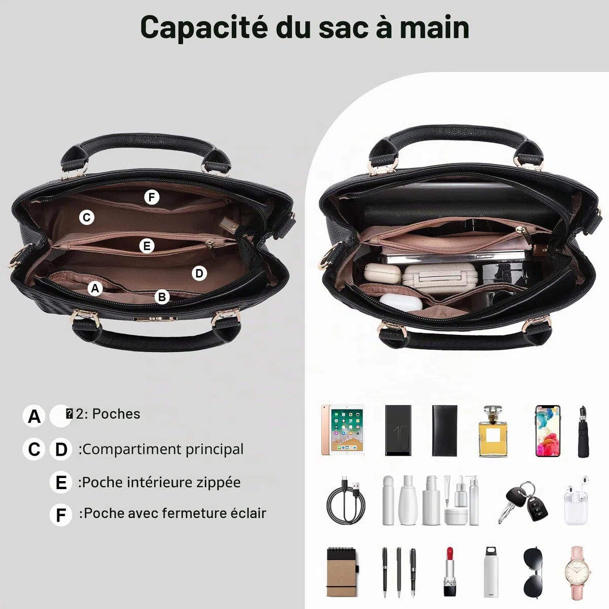 Miss Lulu Handbag Sac à main Femme (lot de 1)