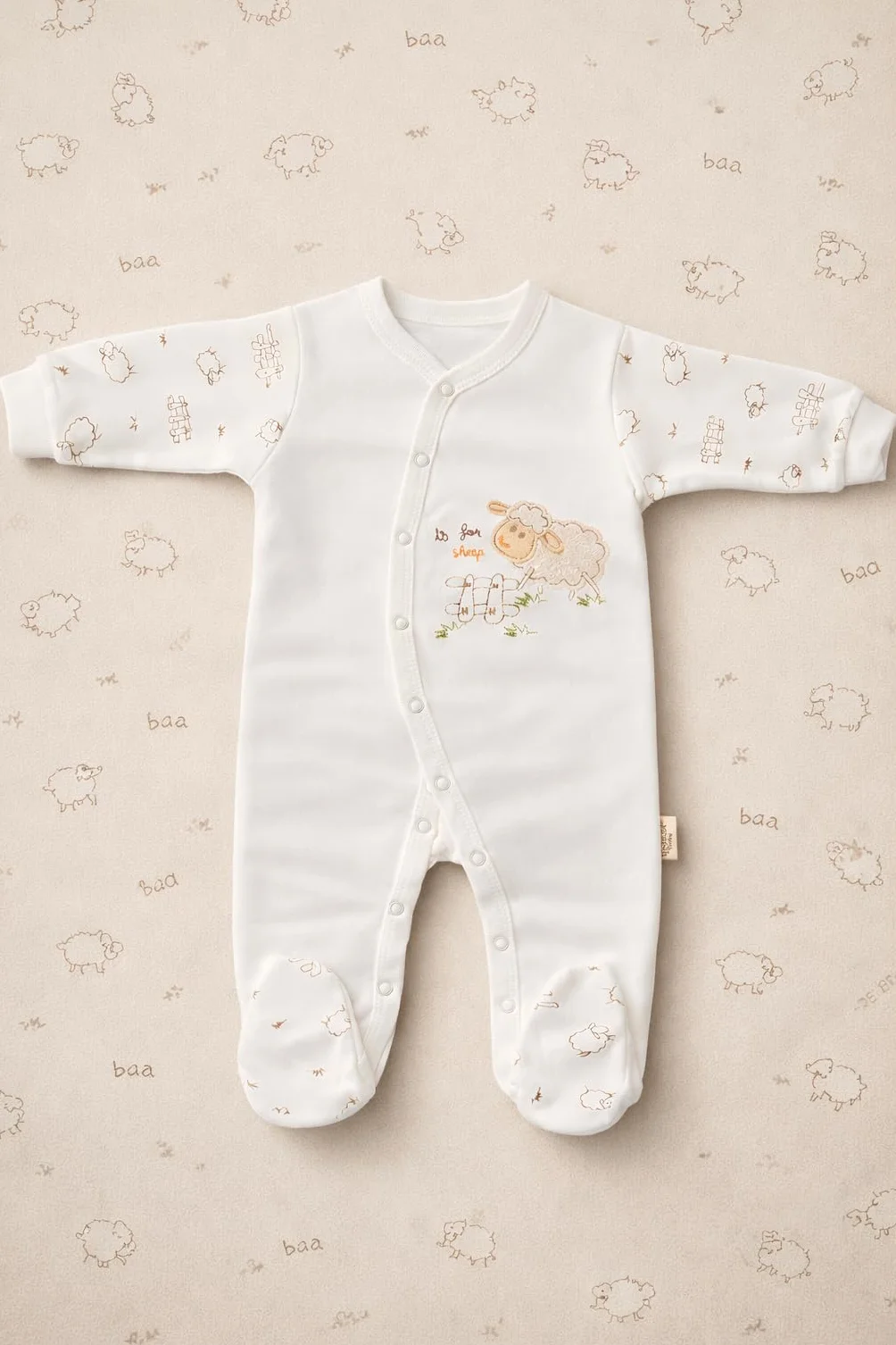 Blue Eyes Coffret Naissance Bébé 6 Pièces en Coton 100%, Ensemble Cadeau Nouveau-Né 0-4 Mois, Vêtements Bébé avec Broderie