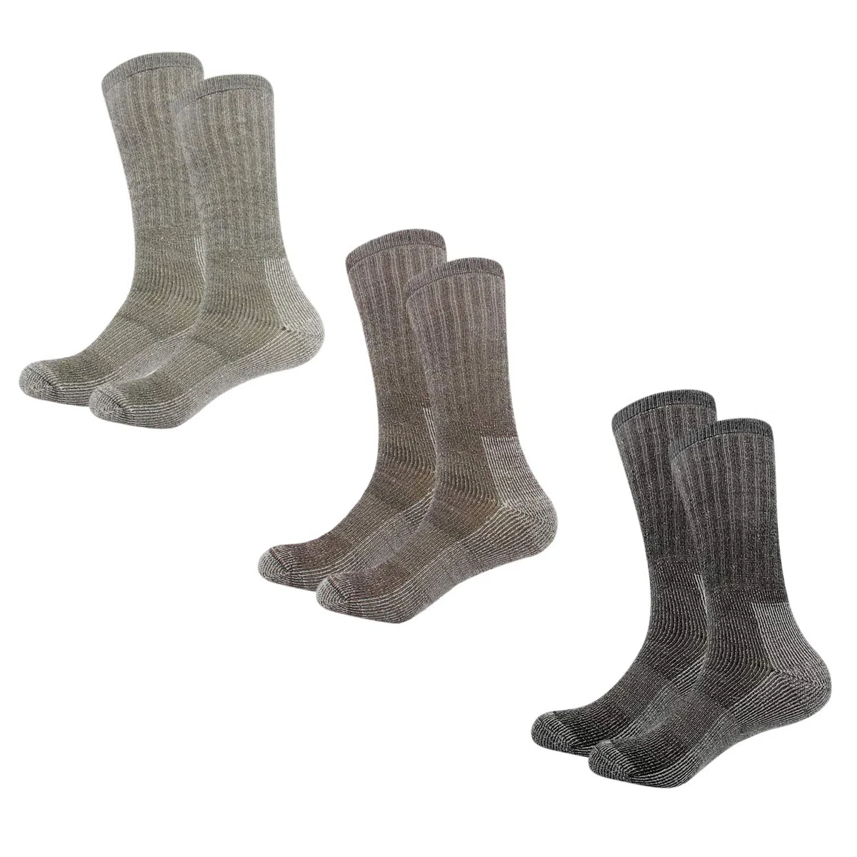 Vihir 3 Paires Chaussettes en Laine pour Homme Femme Chaudes dans Les Sports de Plein Air 37-42, 41-46