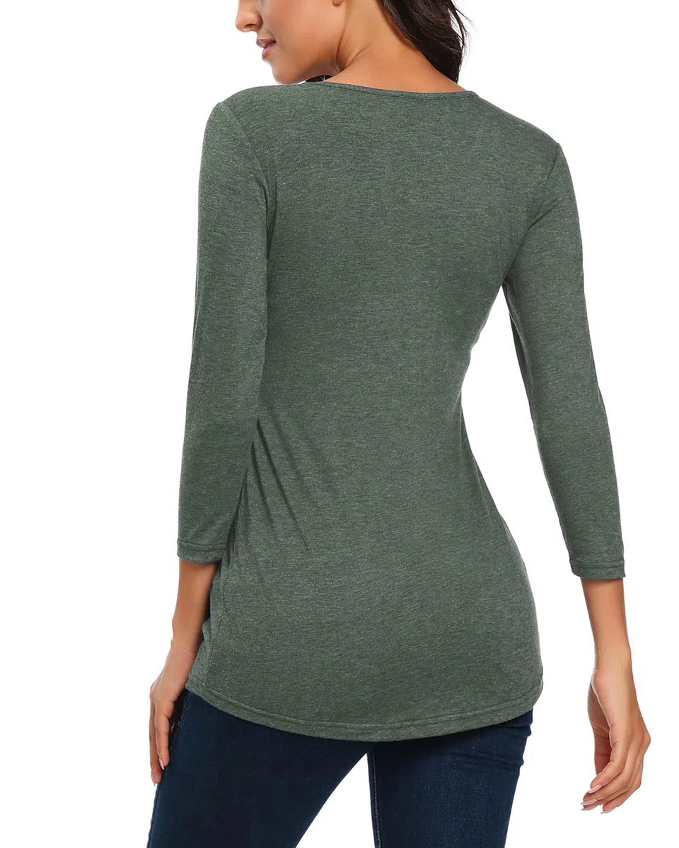 T-shirt d'allaitement à manches courtes pour femme