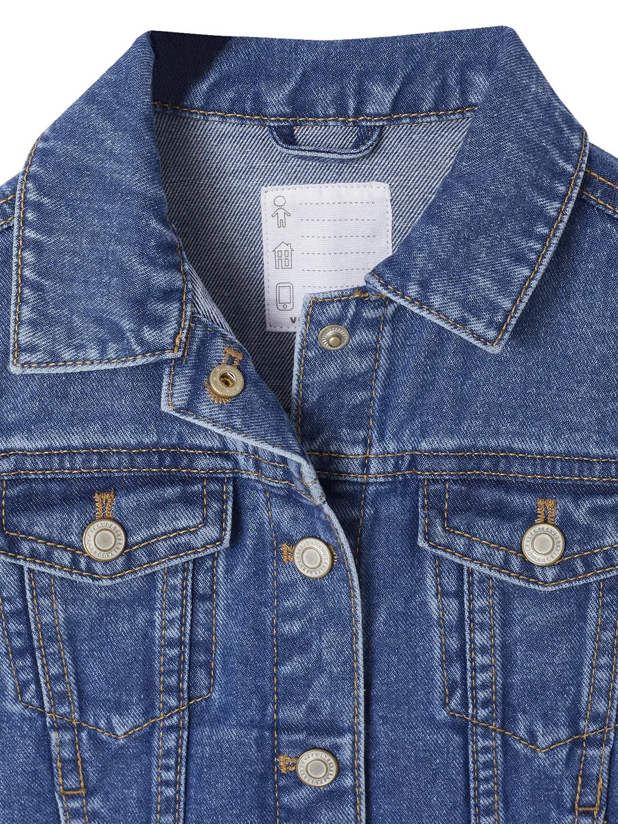 VERTBAUDET Veste jean fille