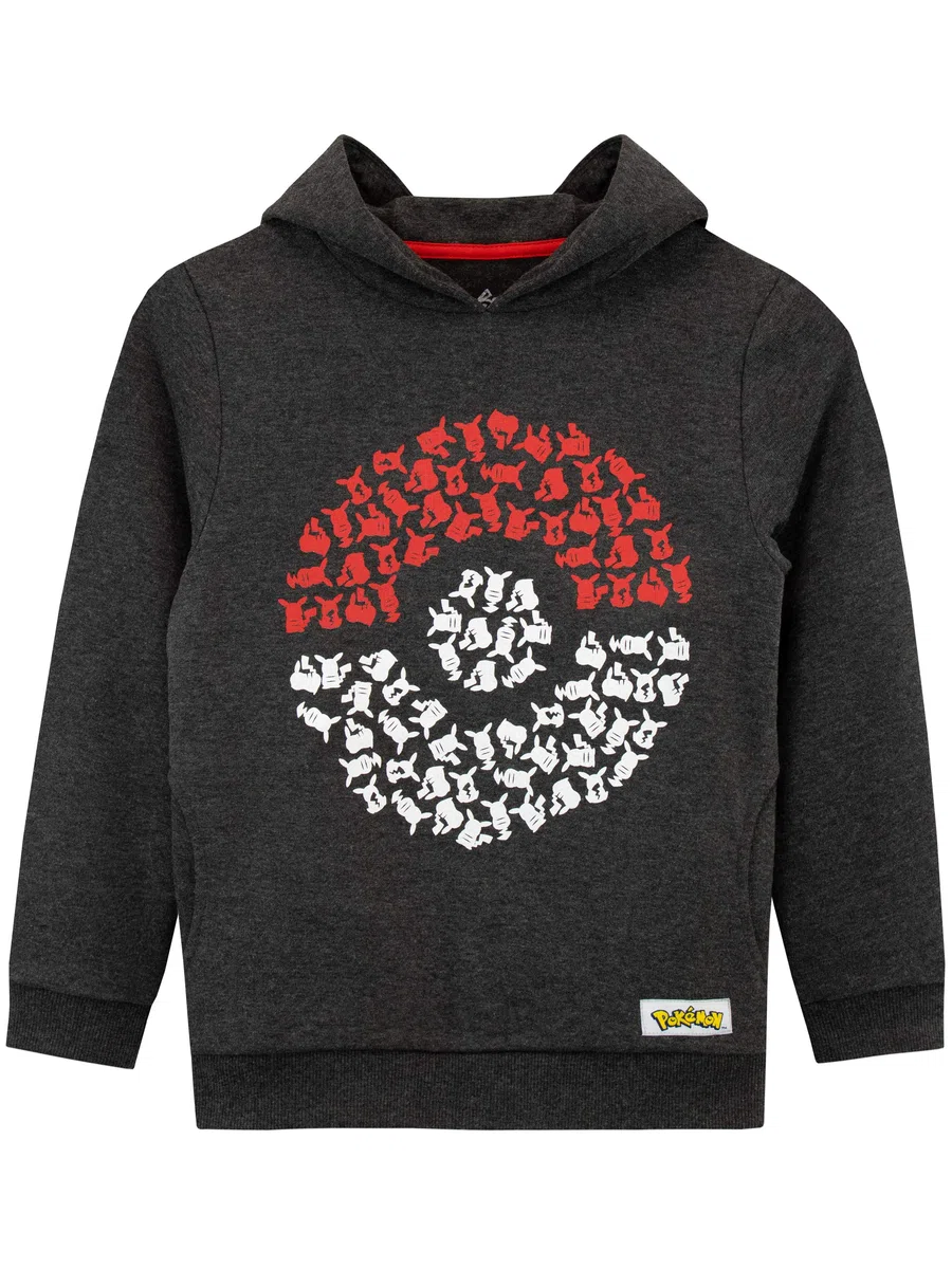 Pokémon Sweats à Capuche Garçon | Sweat Pikachu Garçon avec Motif Pokéball | Pull Enfant