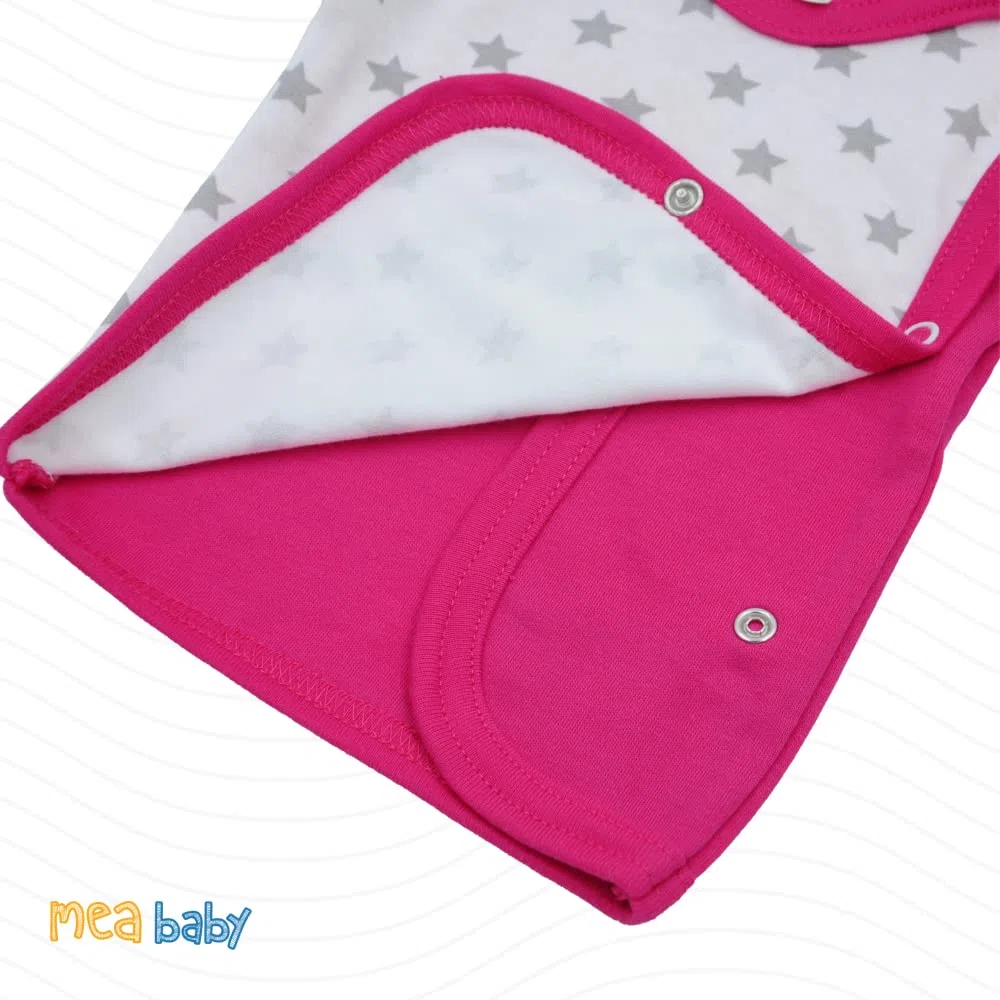 MEA BABY Bébé T-Shirt à Langer Manches Longues en Coton, Paquet de 5. Chemise à Langer bébé Fille Chemise à Langer bébé garçon (74, Fille)
