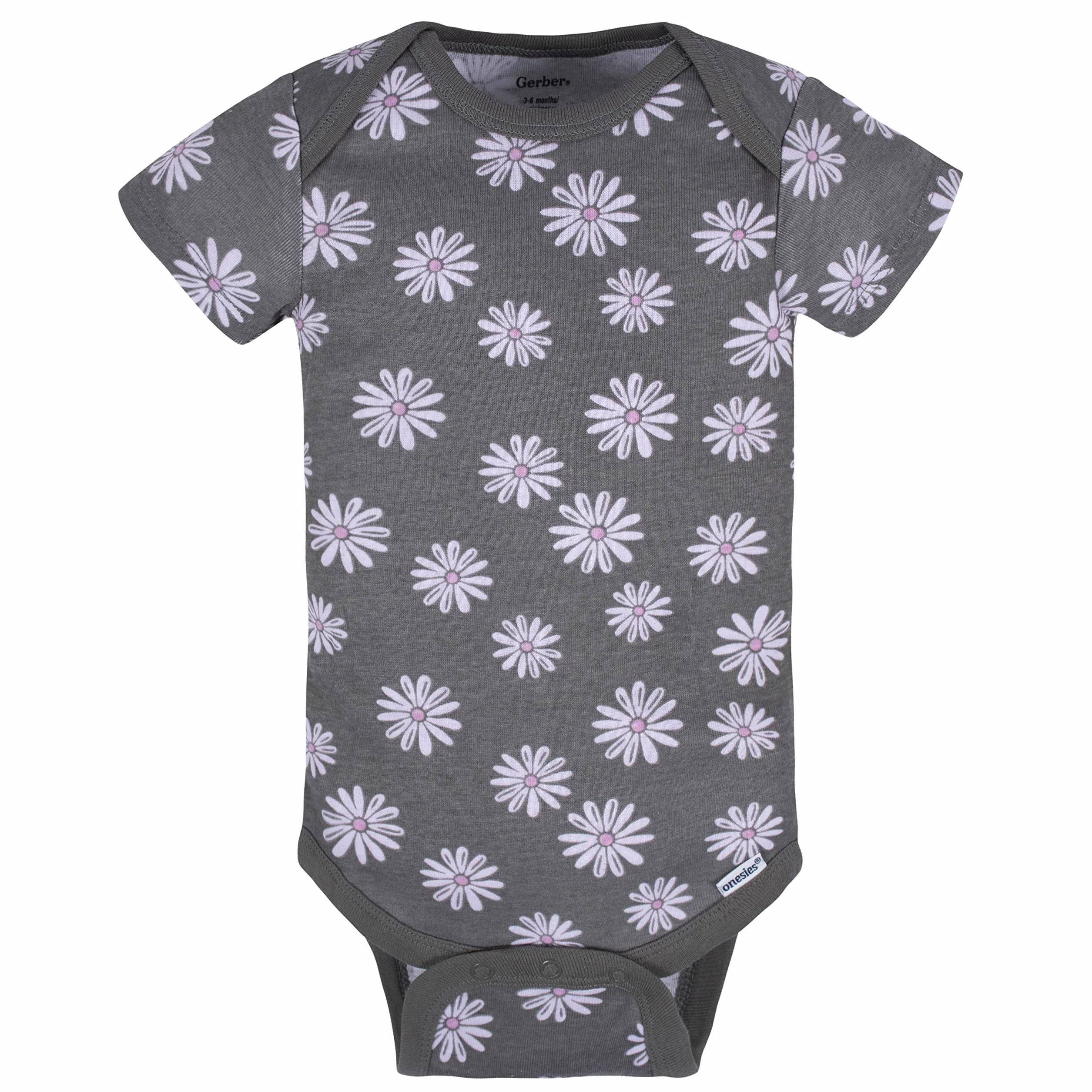 Gerber 8-pack Short Sleeve Onesies Bodysuits Chemise Bébé fille (lot de 8)