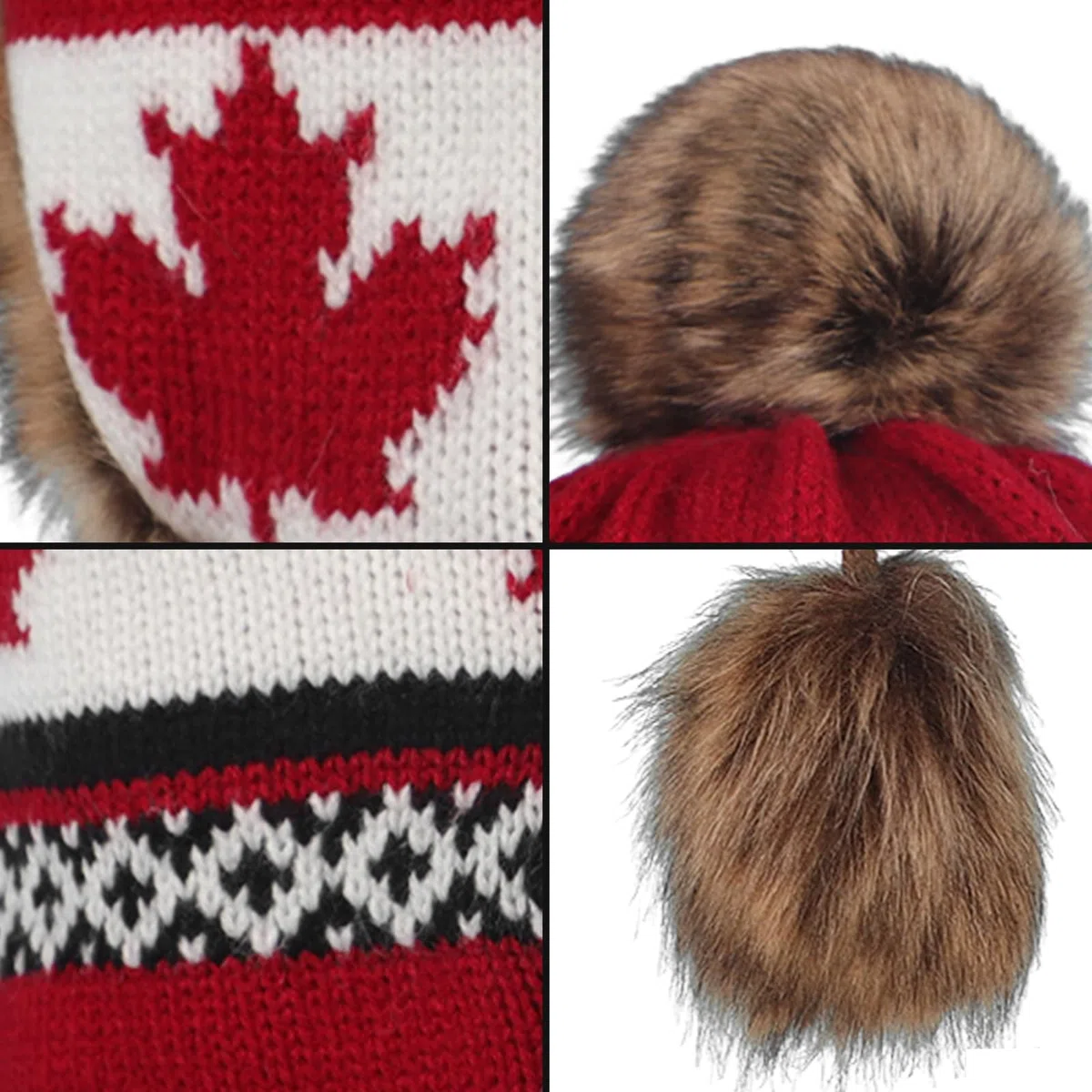 OhMill Chapka en Fausse Fourrure Chapka Suède Chapeau de Trappeur Chapeau de Chasse Russe Chaud Bonnet Tricoté avec Cache-Oreilles Anti-Vent pour Extérieur d’Hiver