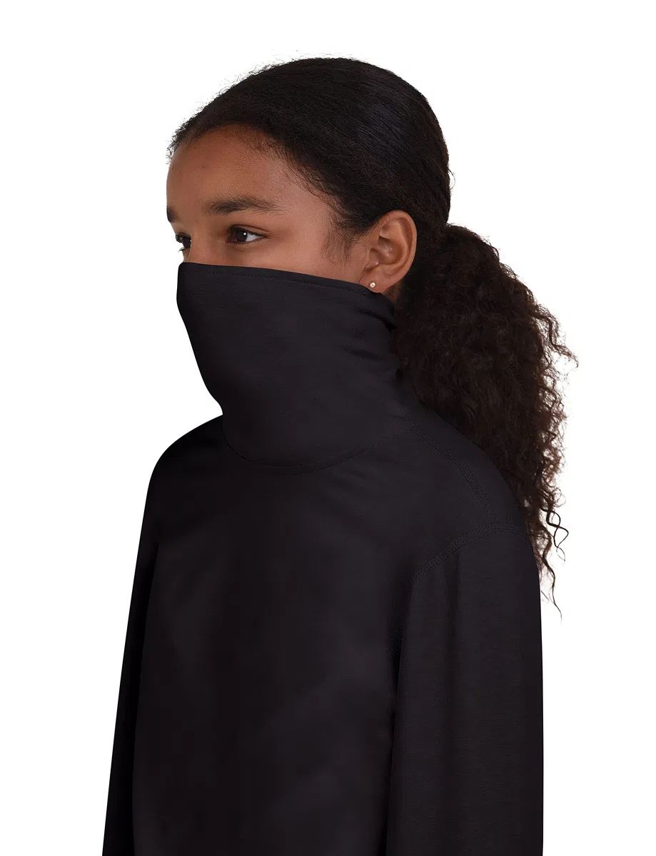 TCA Warm-Up T-Shirt de Sport et Thermique Running Tee-Shirt à Col Roulé pour Fille