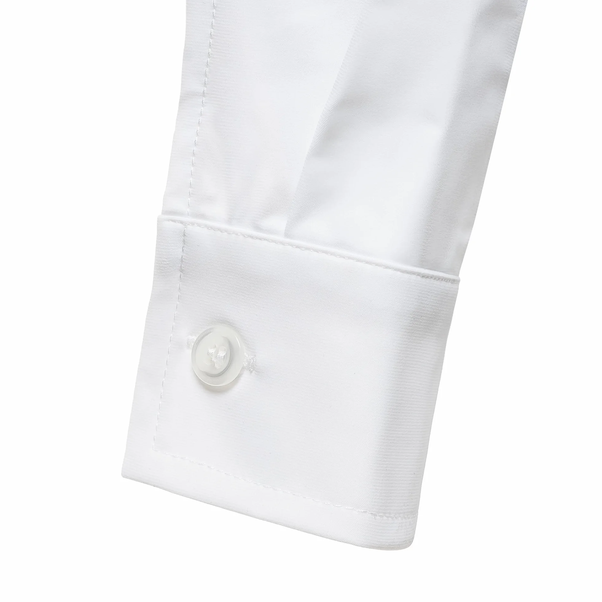 Chemise de danse standard pour homme - Blanc - L