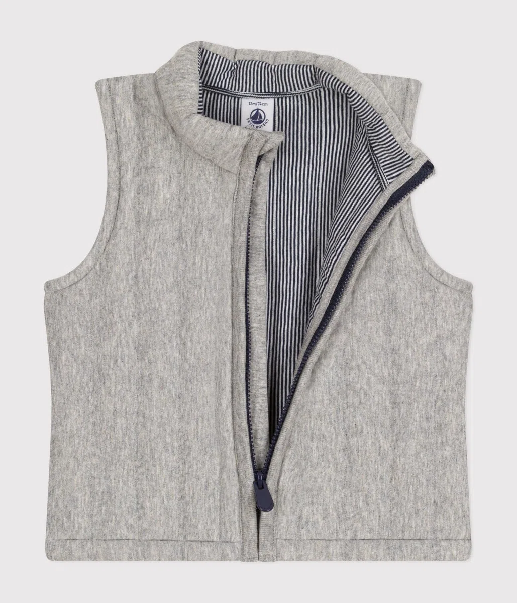 Petit Bateau Blouson sans Manches Bébé garçon