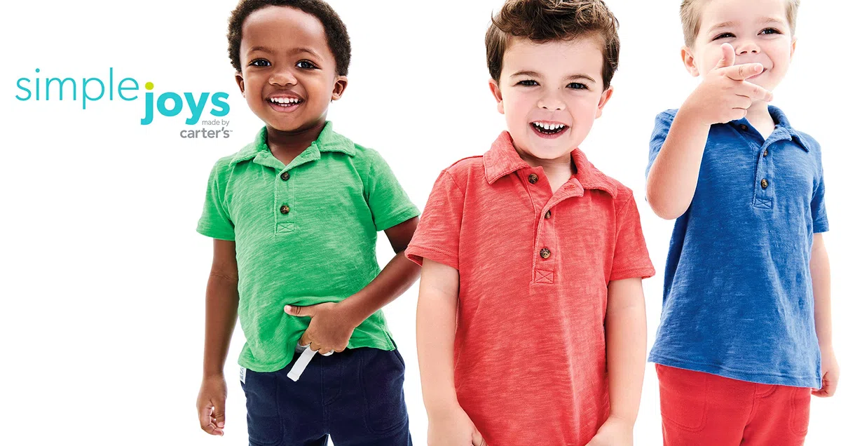 Simple Joys by Carter's Infant-and-Toddler-Polo-Shirts (Lot de 3) Bébé garçon
