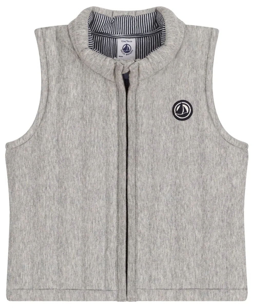 Petit Bateau Blouson sans Manches Bébé garçon