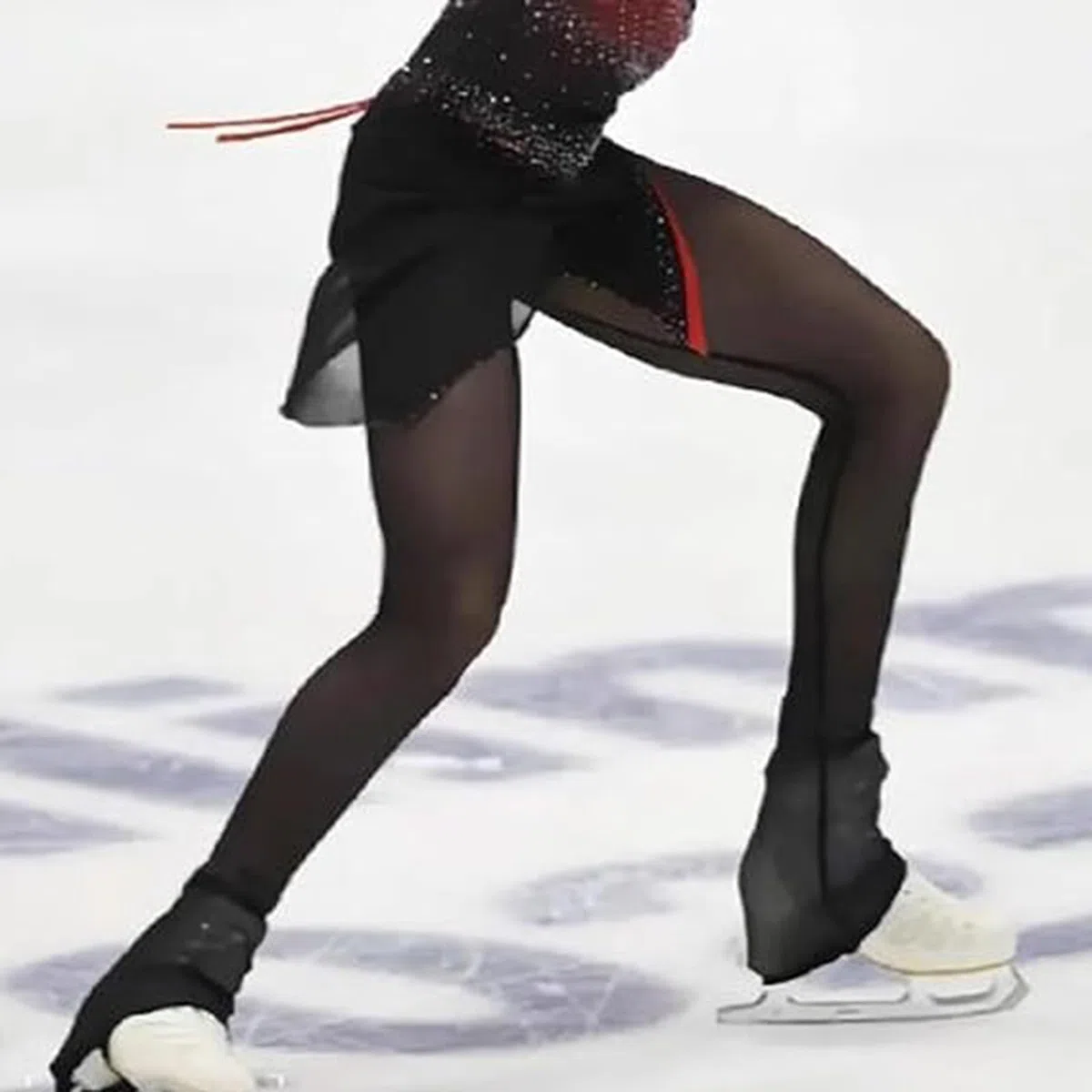 LIUHUO Legging de Patinage Artistique en Maille Respirante pour Fille