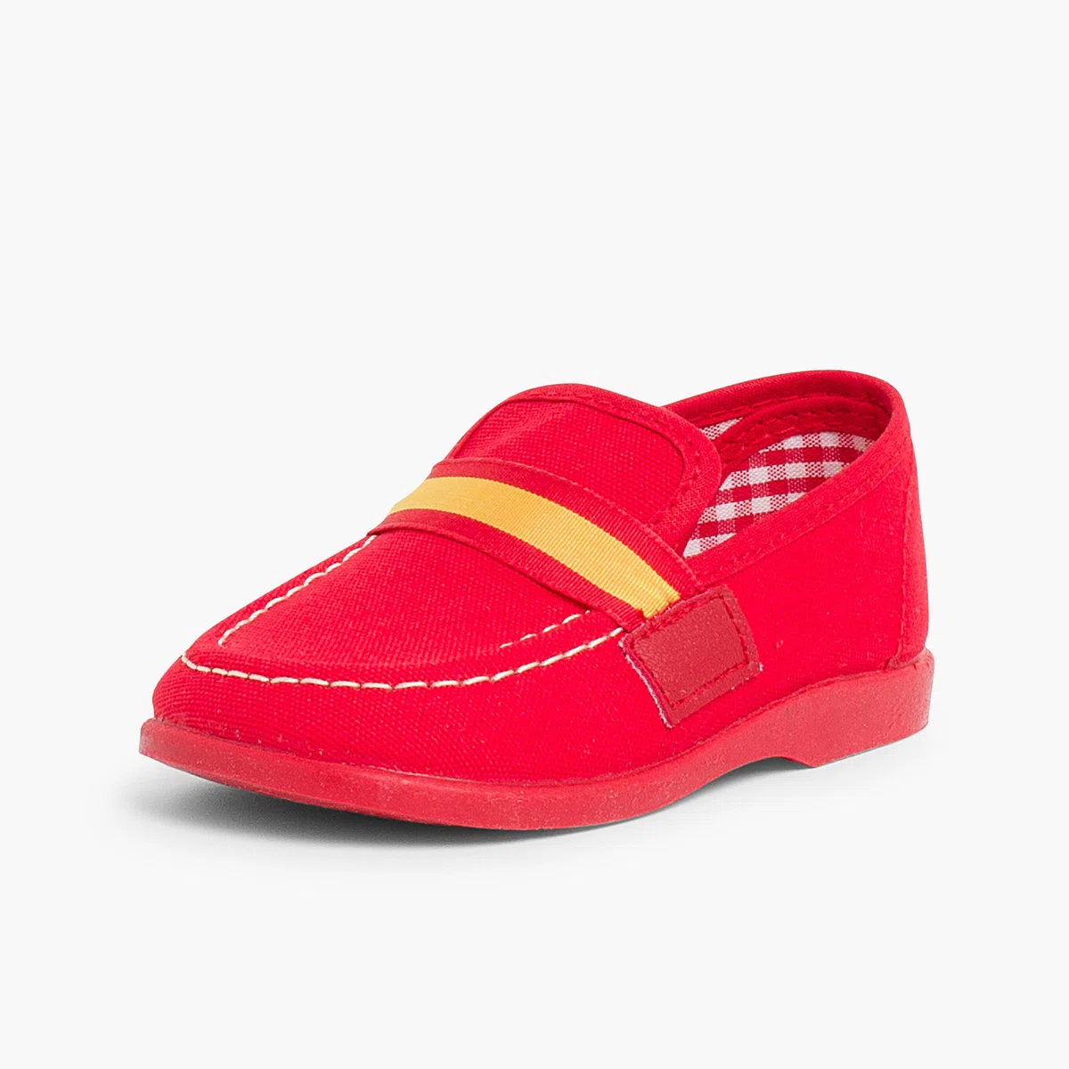 Pisamonas Mocassins en Toile avec Bandes de Couleurs