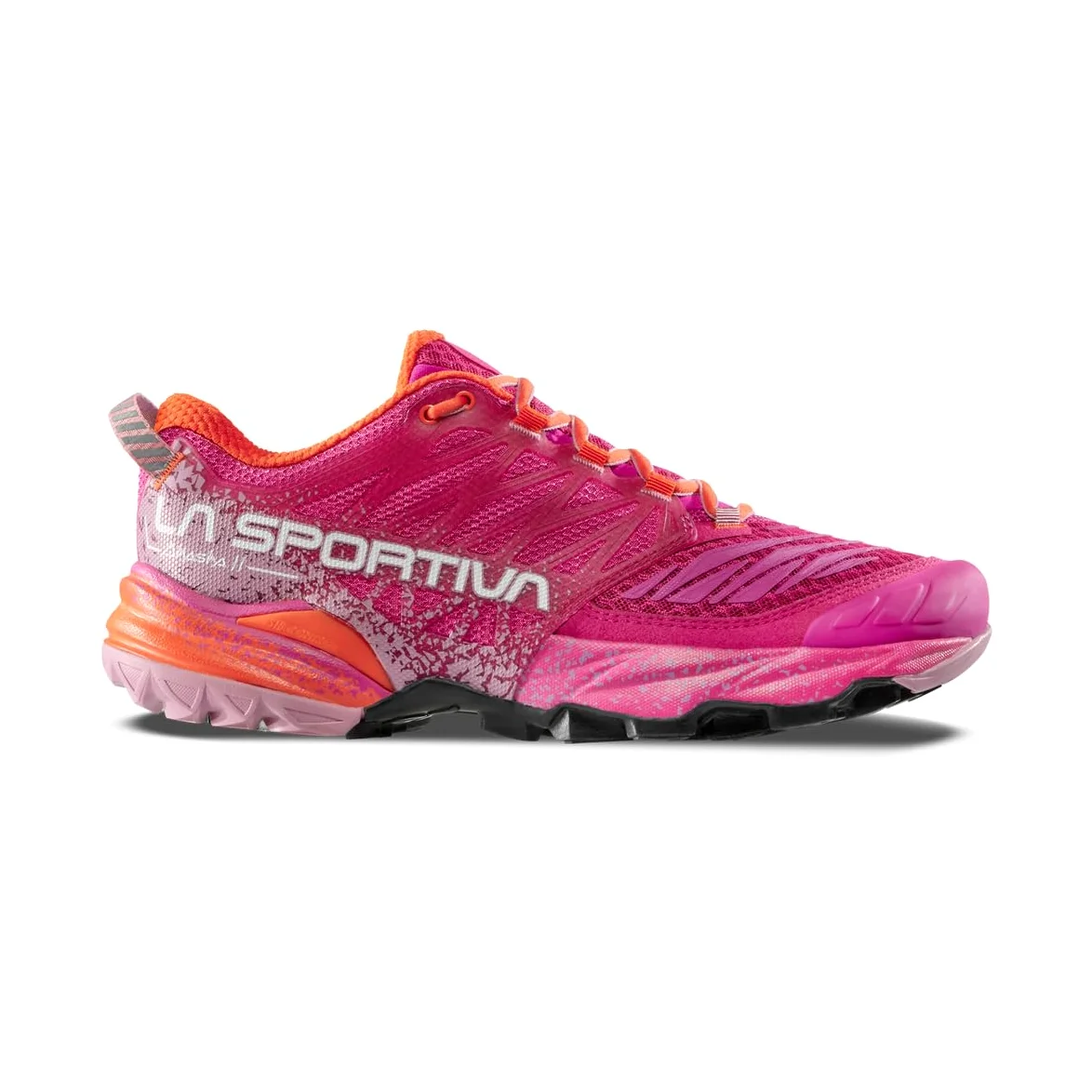 LA SPORTIVA Femme Akasha II Woman Shadow/Red Plum Chaussures de Trail Running