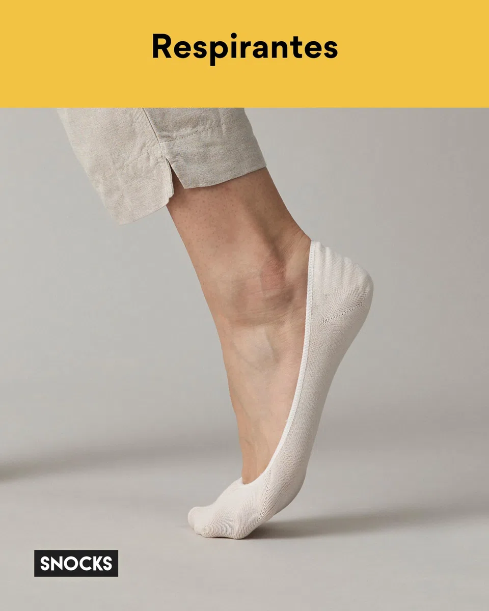 Snocks Protège Pieds Femme - Chaussettes Invisibles Femme: Confortable et Agrèable à Porter - Protege Pied Femme - Socquettes Femme et Chaussette Invisible Homme