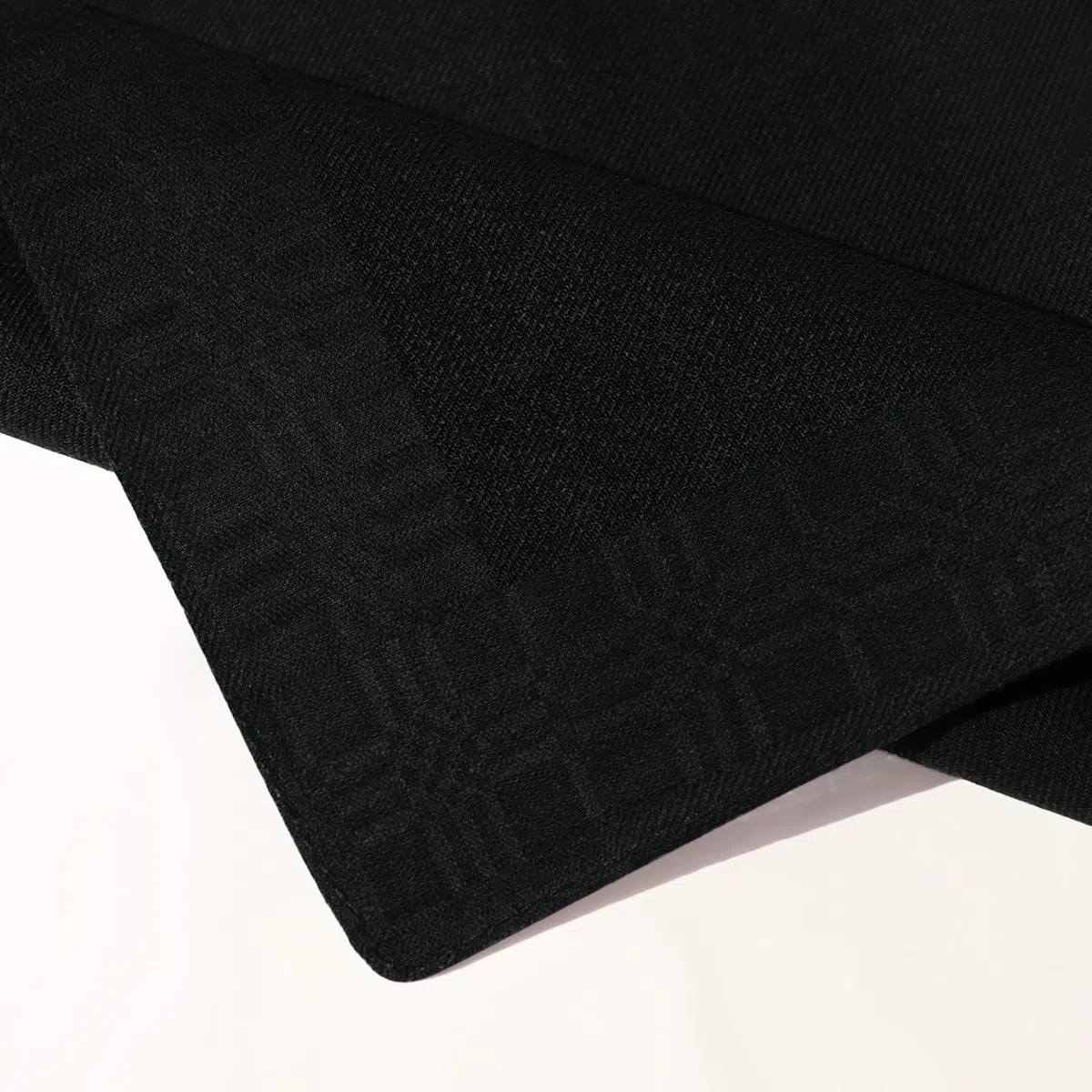 HOULIFE Mouchoirs noirs en coton doux pour homme - Mouchoirs pour funérailles - 43 x 43 cm