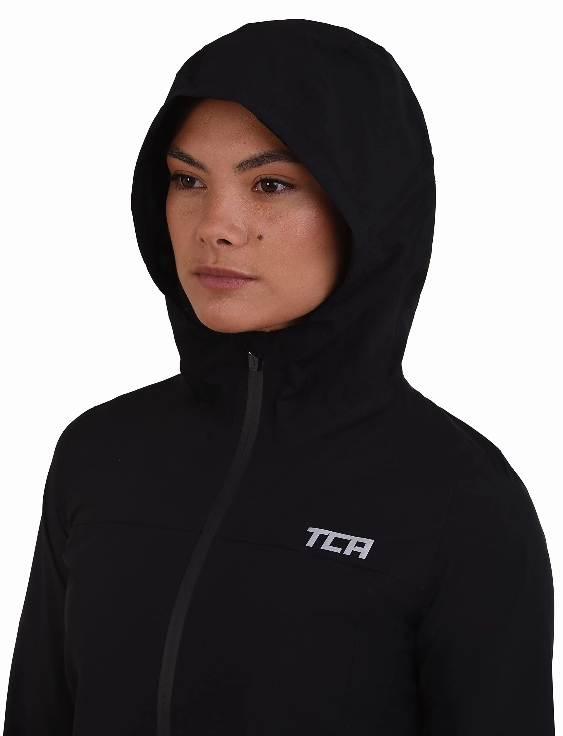 TCA AirLite 2.0 Veste de Course Imperméable pour Femme avec Poches Zippées