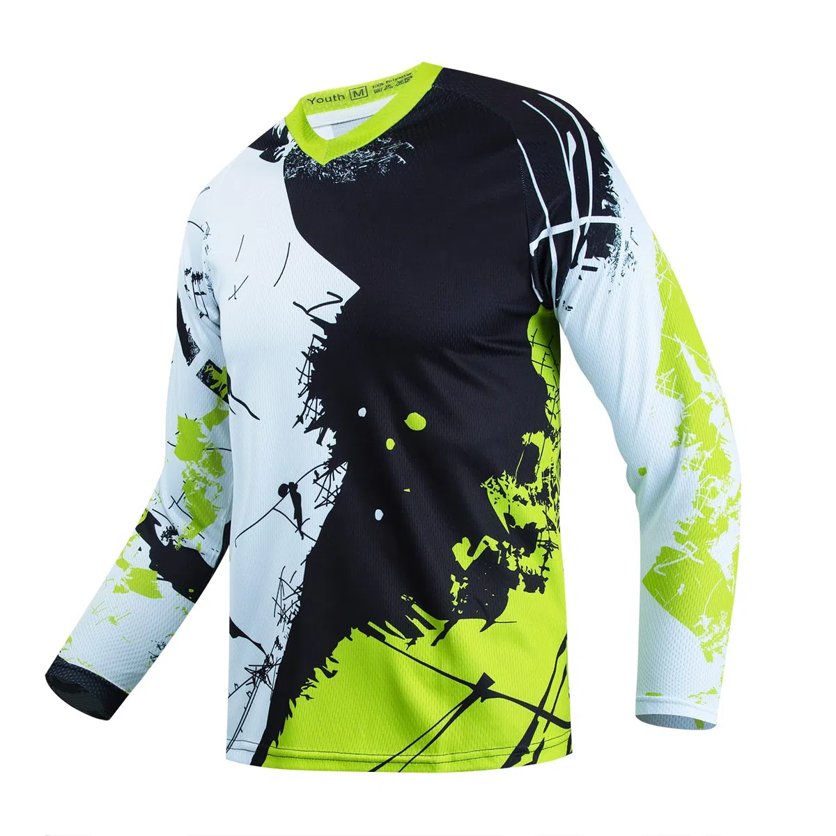Maillot de cyclisme à manches longues pour enfants VTT motocross